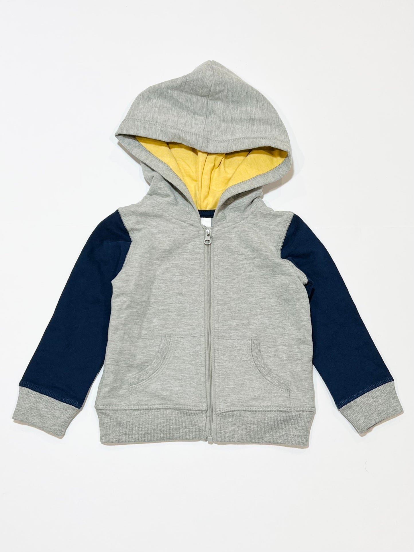 Grey zip hoodie - Size 1