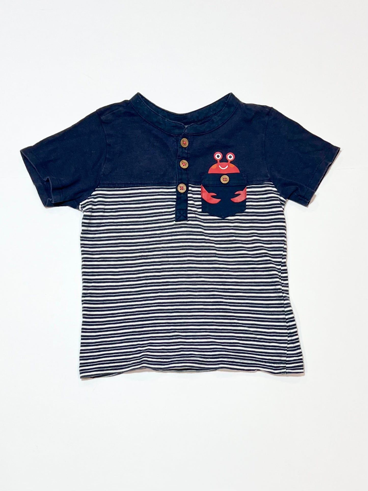 Crab henley tee - Size 2