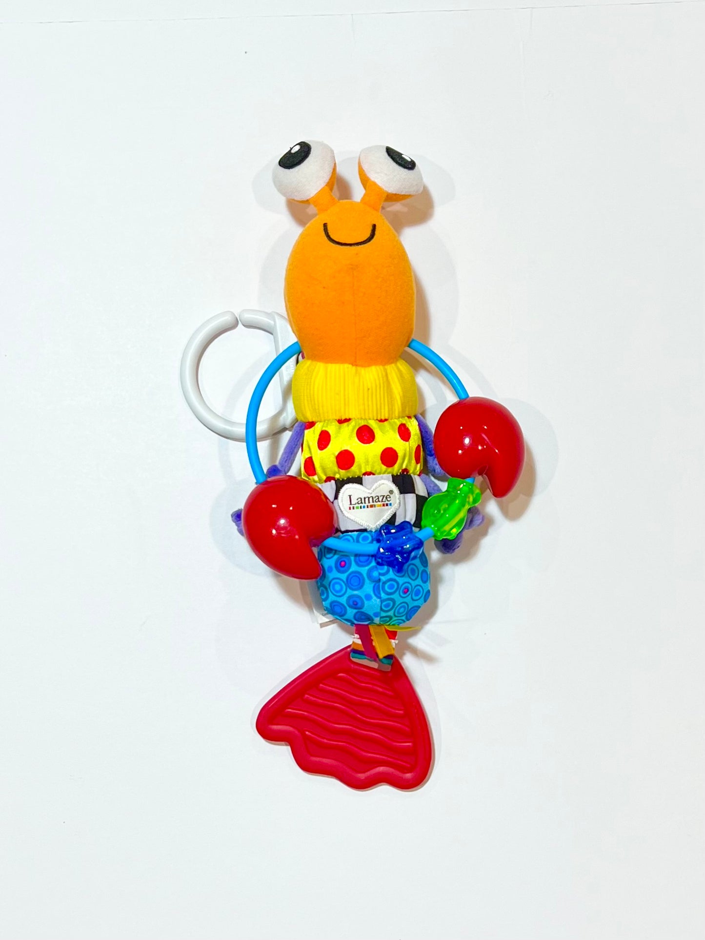 Colourful lobster pram toy