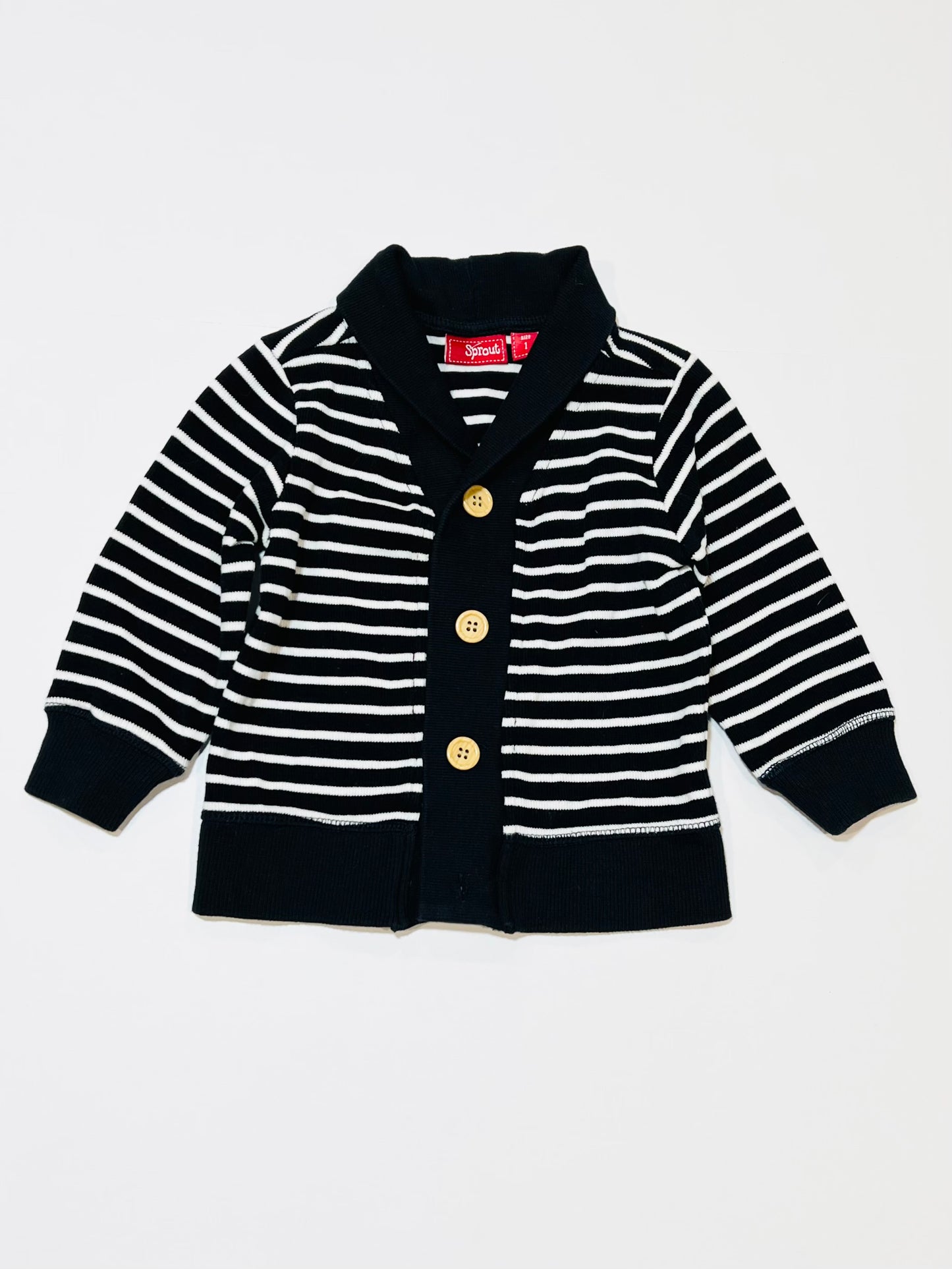 Striped knit jacket - Size 1
