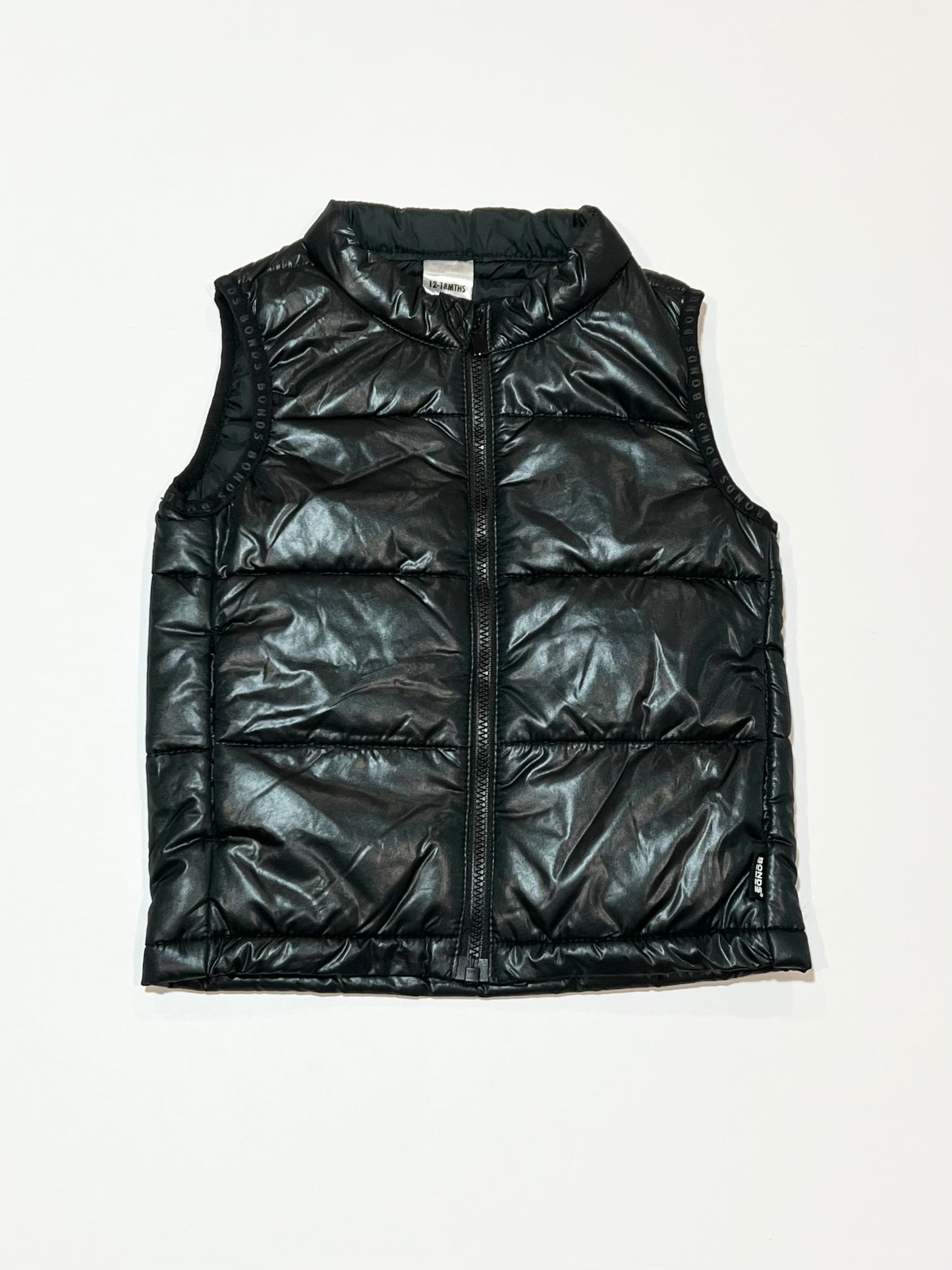 Black puffer vest - Size 1