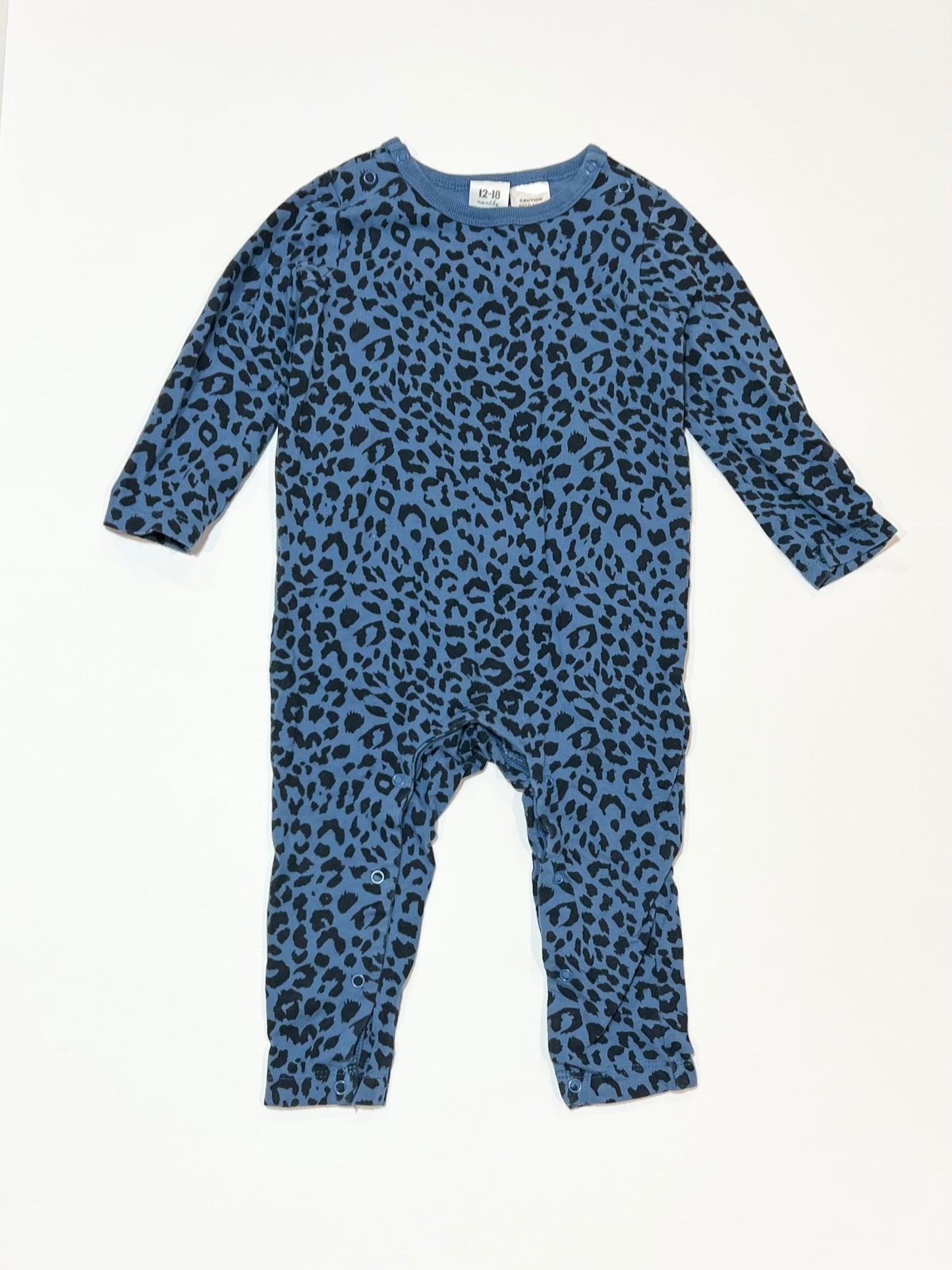 Animal print onesie - Size 1