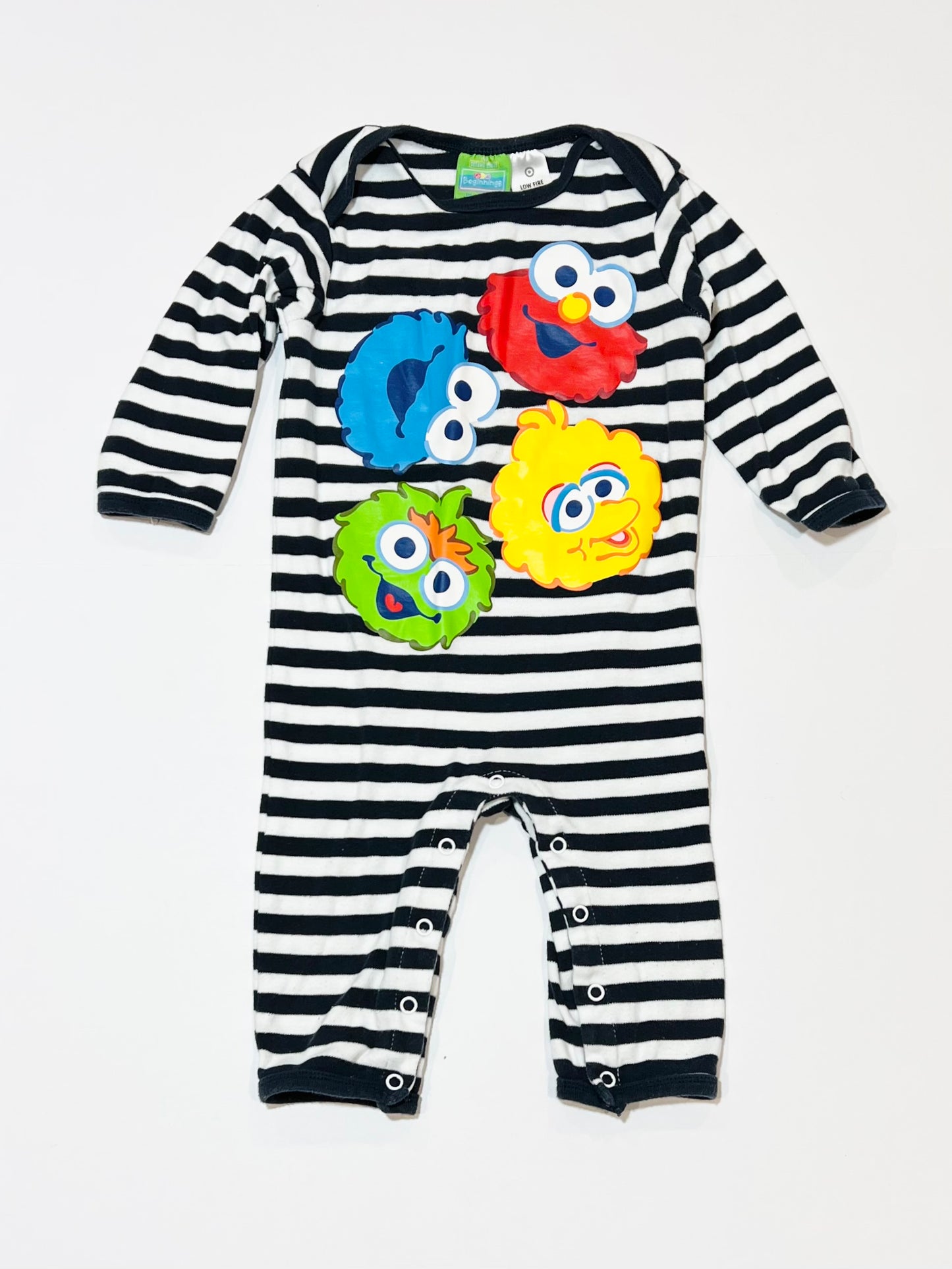 Striped character onesie - Size 1