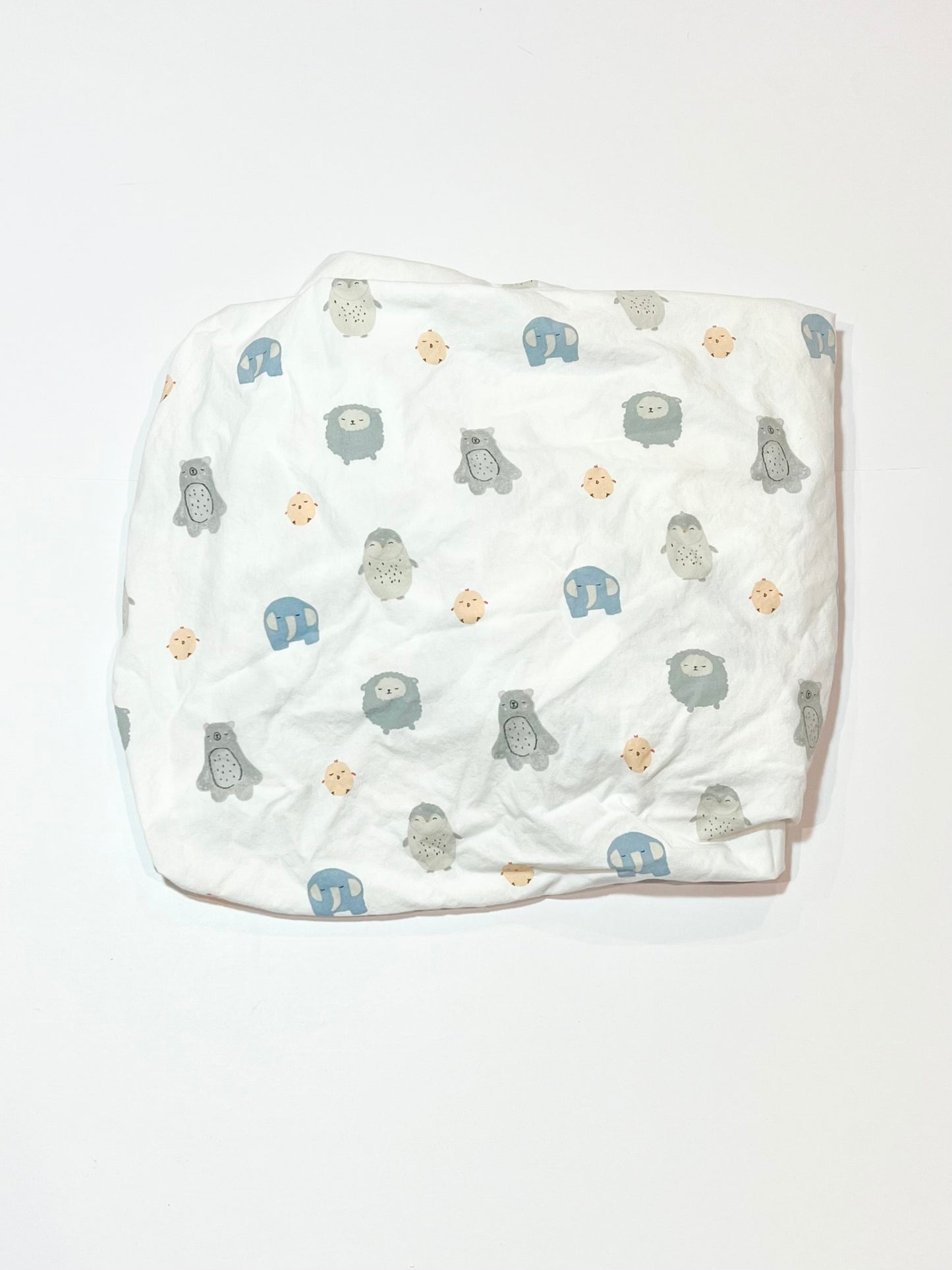 Animals fitted cot sheet