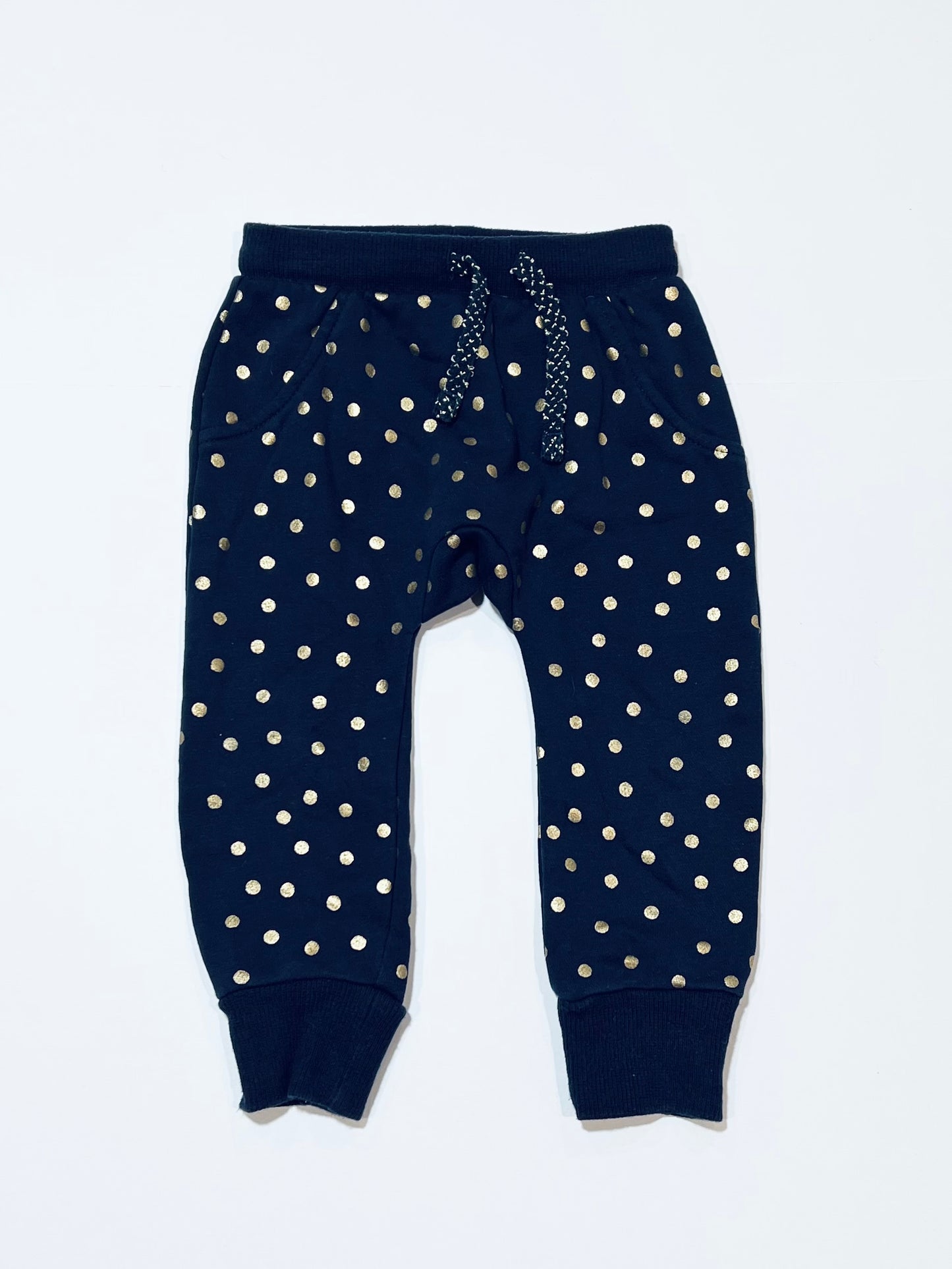 Navy spot trackies - Size 1