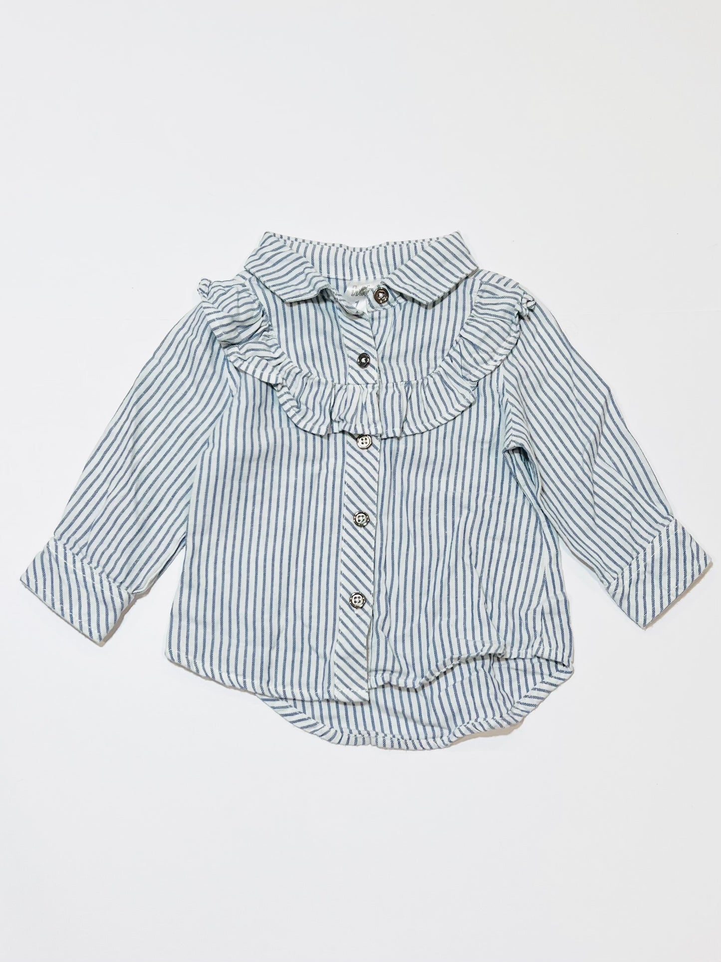 Striped ruffle shirt - Size 1