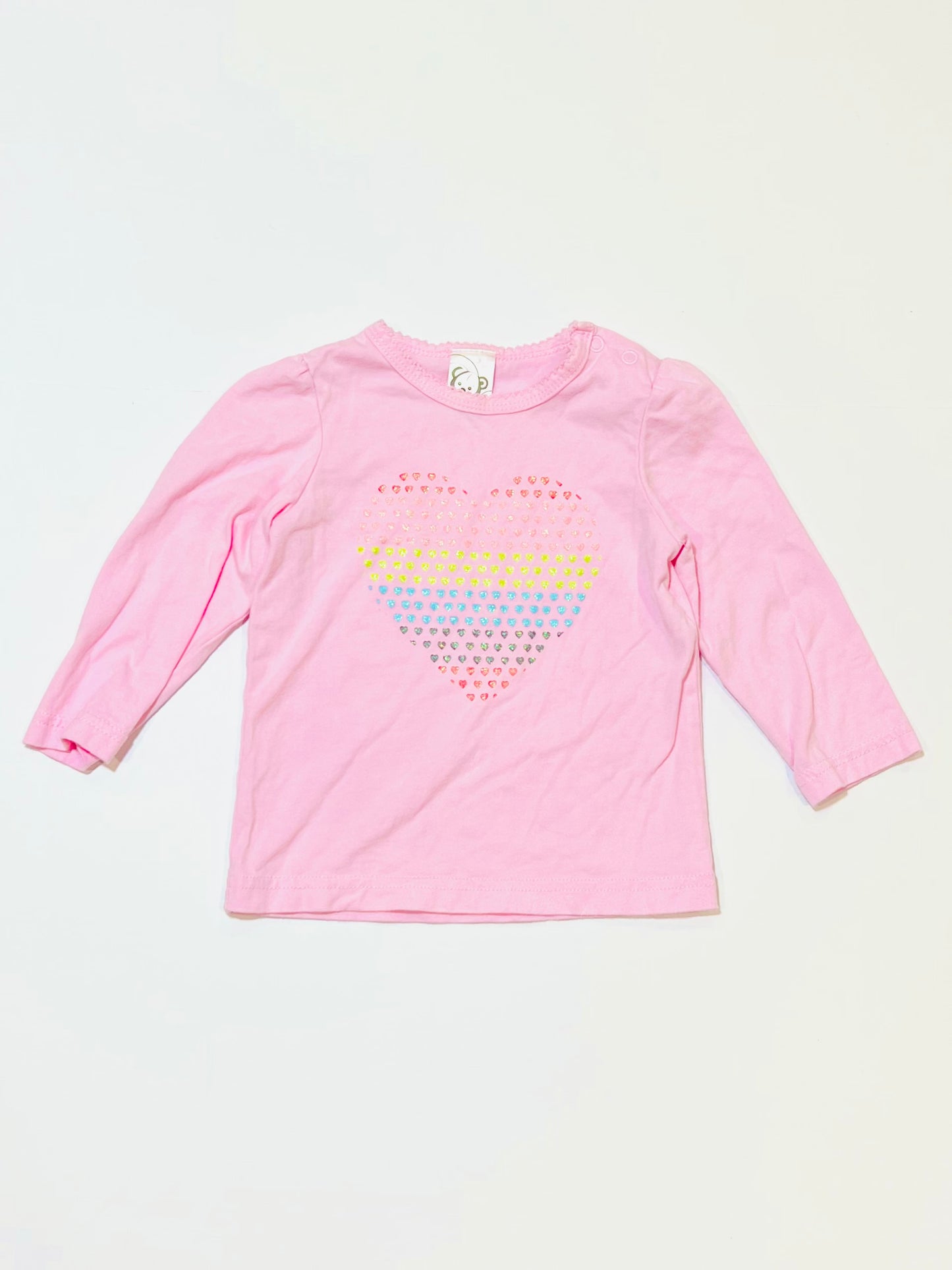 Glitter heart top - Size 1