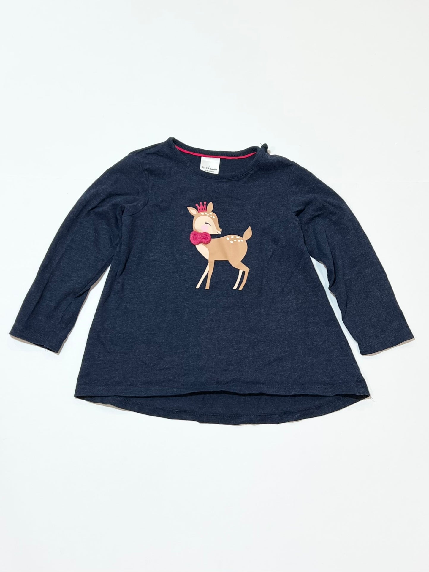 Grey deer top - Size 1