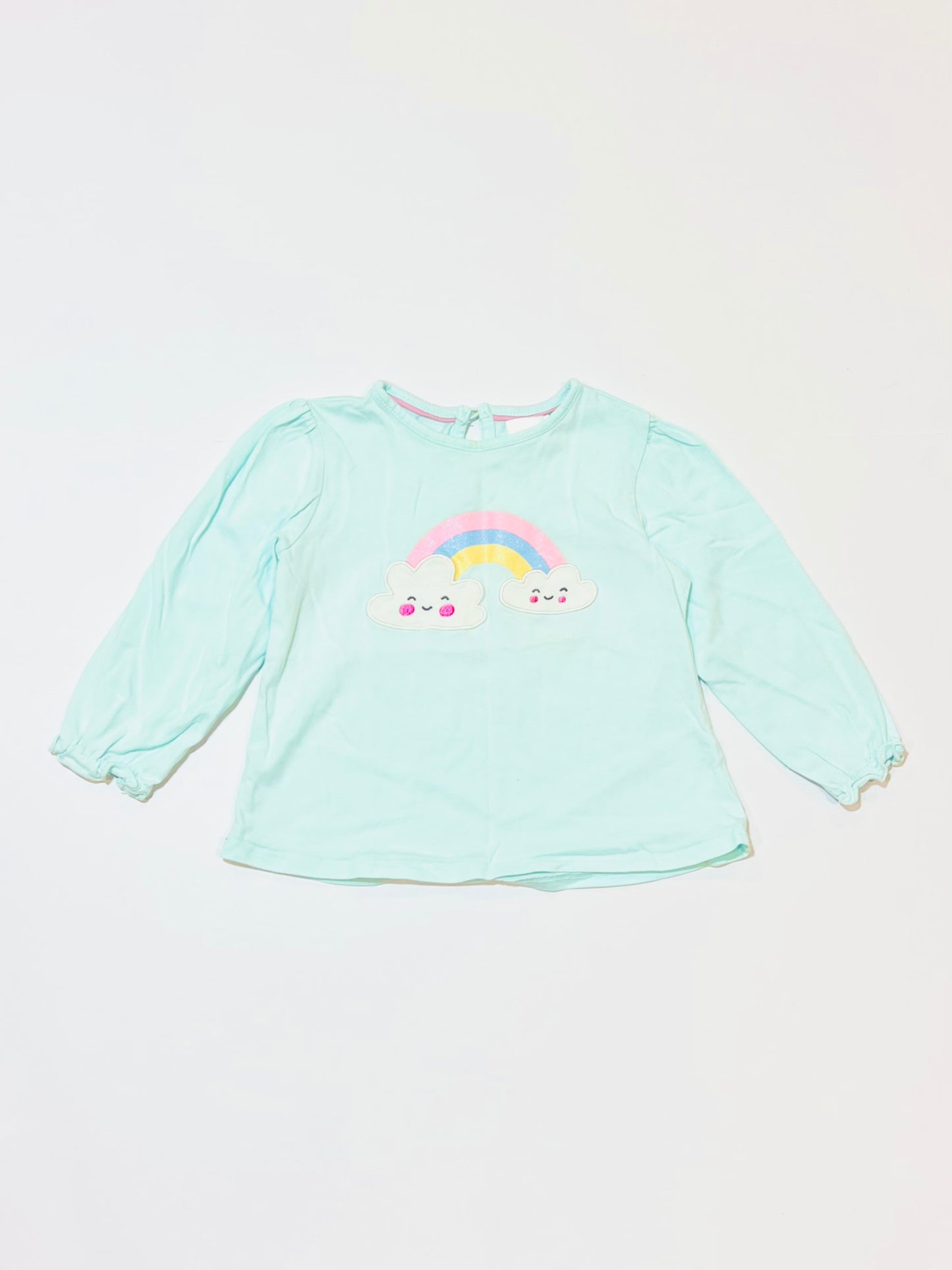 Green rainbow top - Size 1
