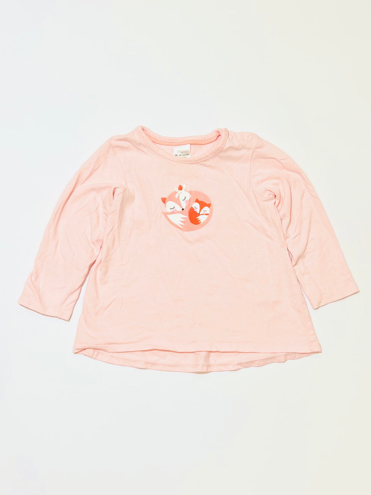 Pink fox top - Size 1