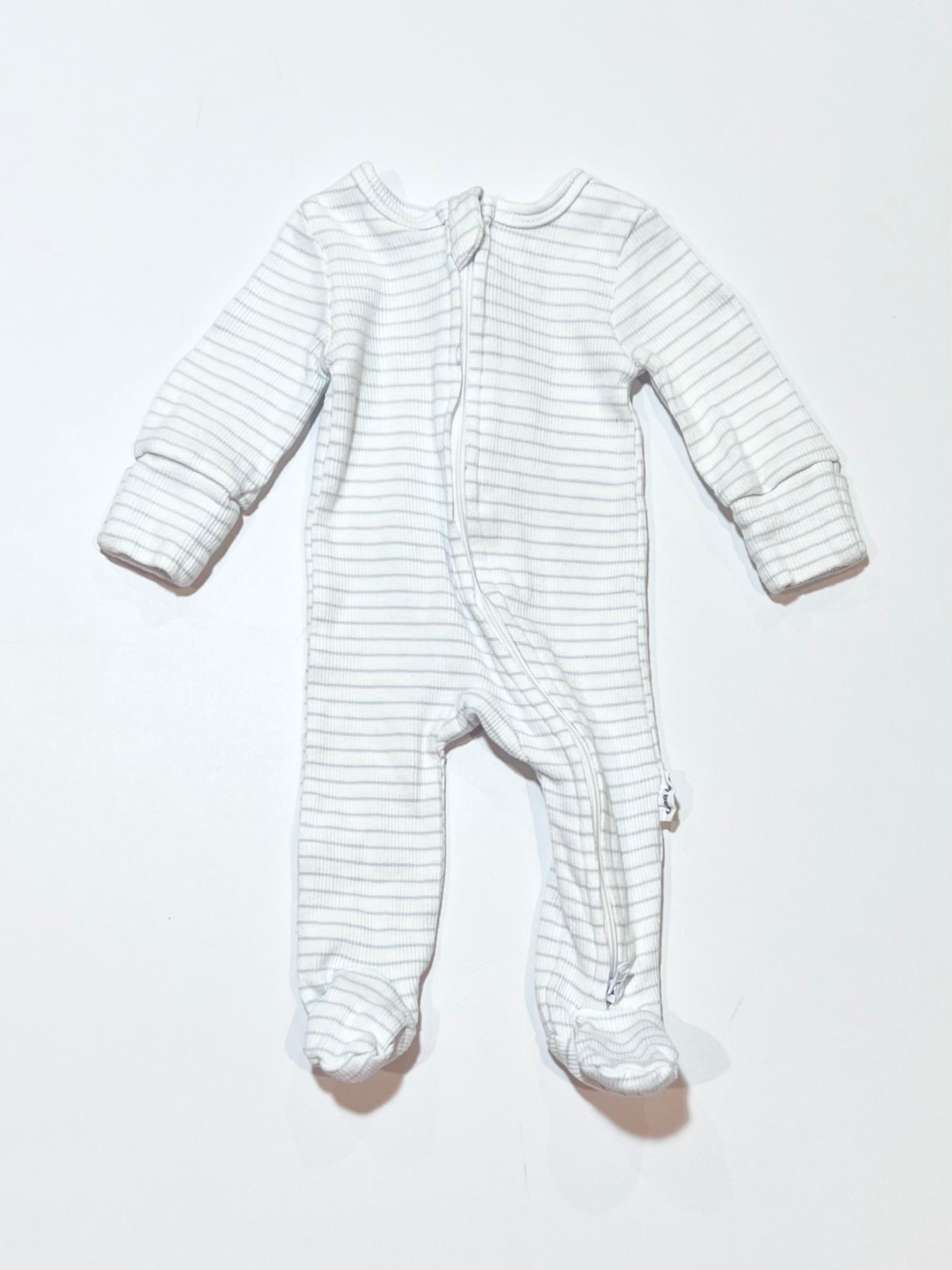 Ribbed zip onesie - Size 00000