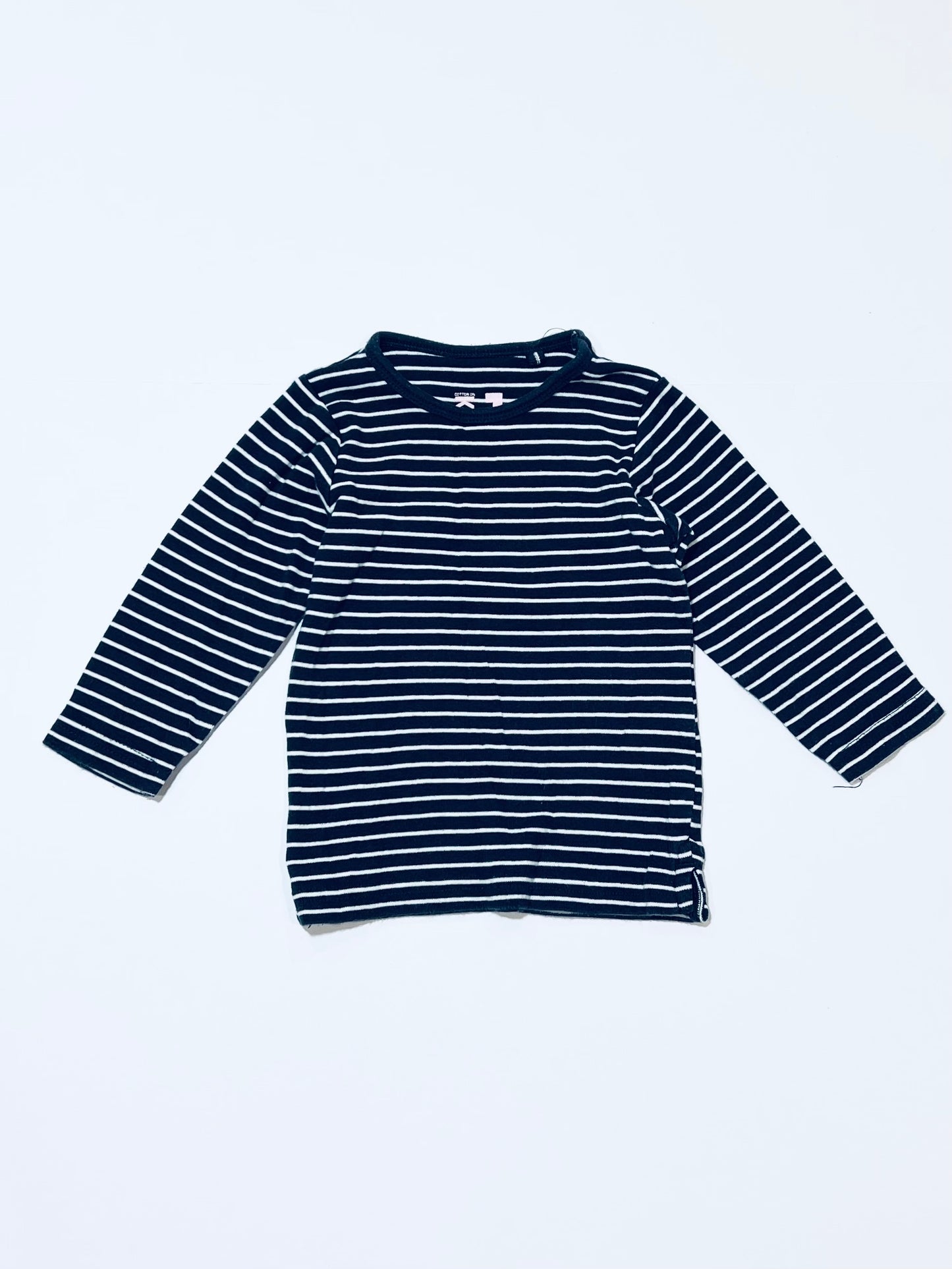 Navy striped top - Size 1