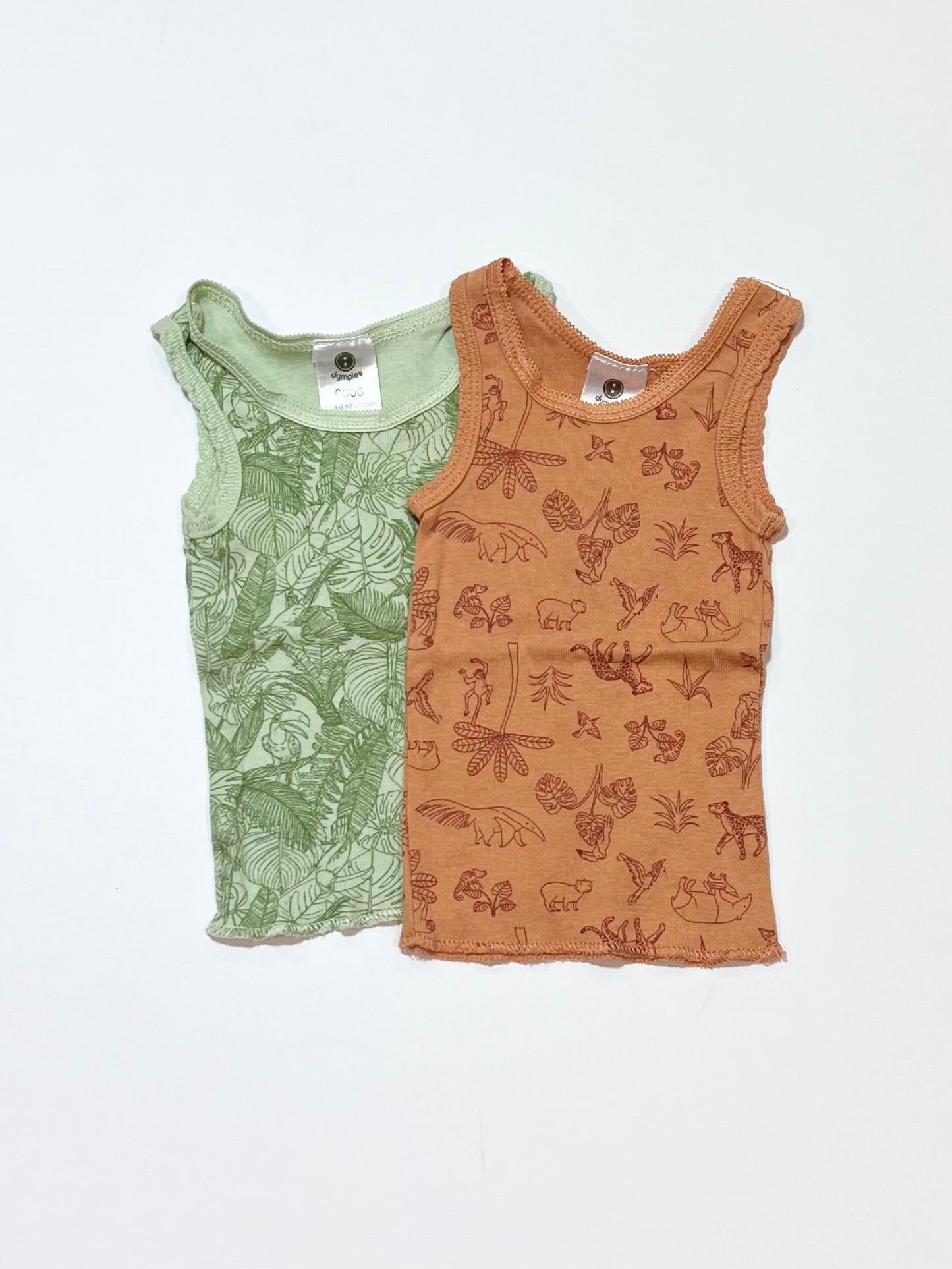 2 x singlet set - Size 0000