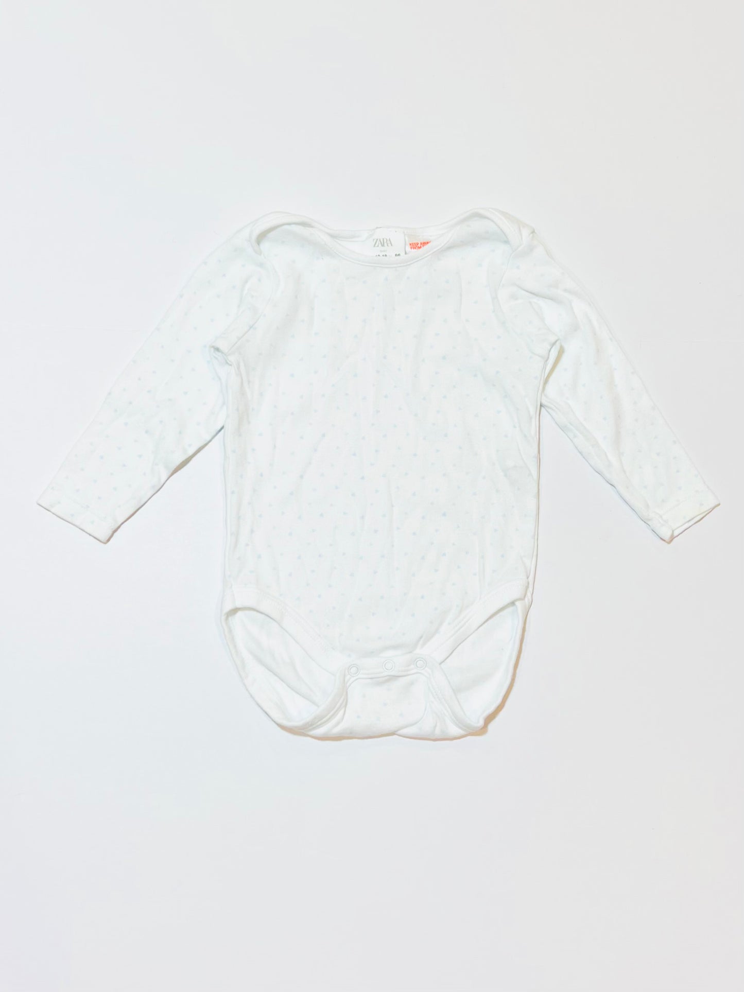 Blue heart bodysuit - Size 1