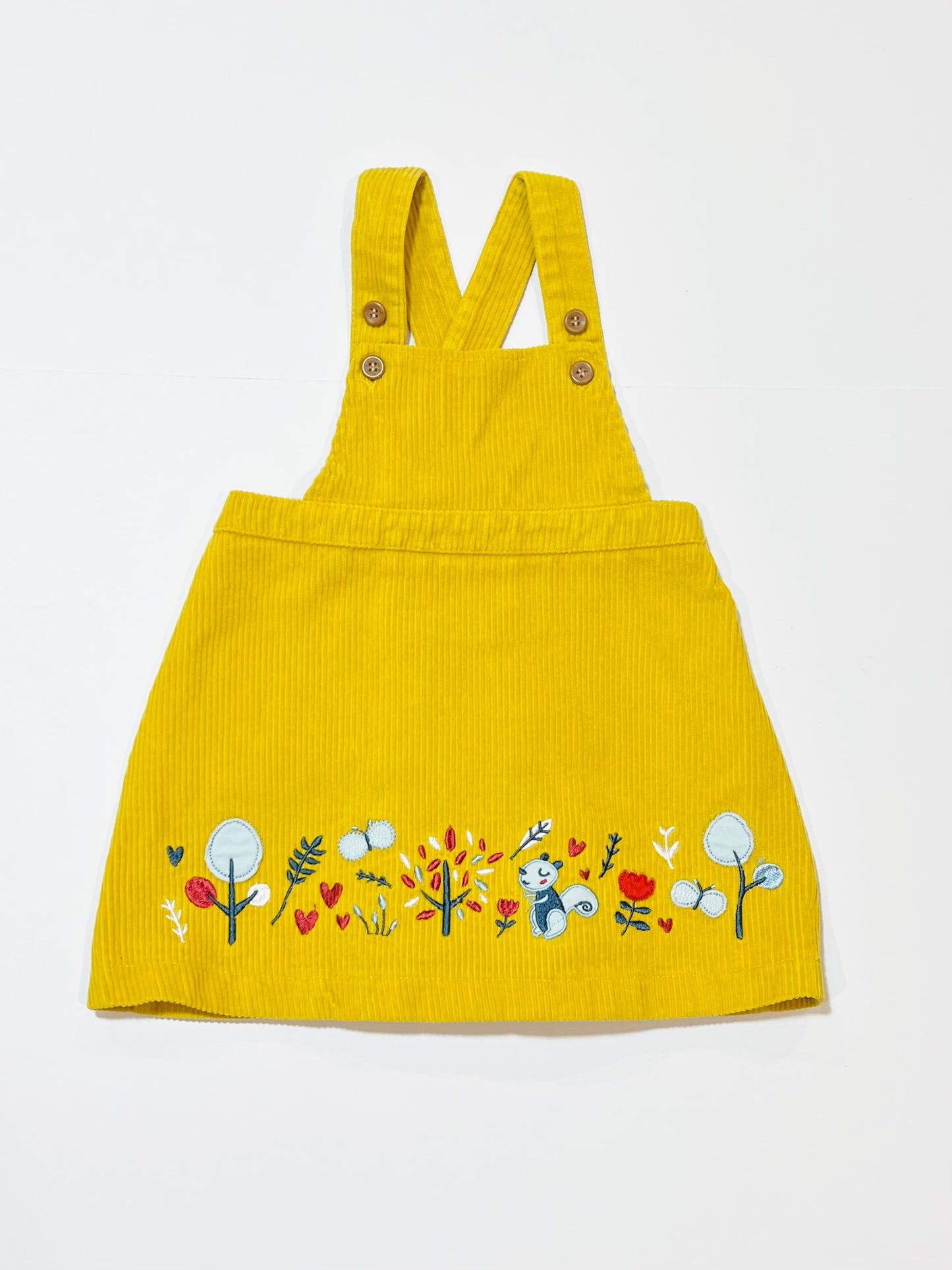 Corduroy pinafore - Size 1
