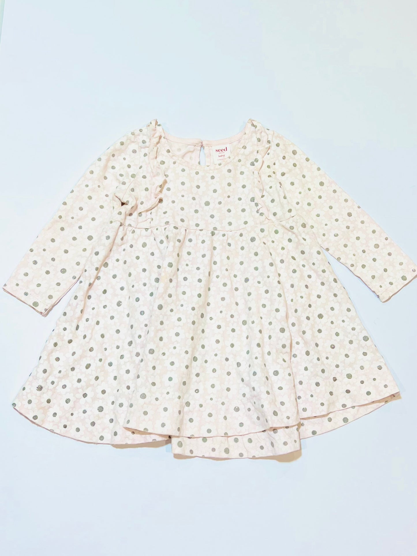 Glitter daisy dress - Size 1