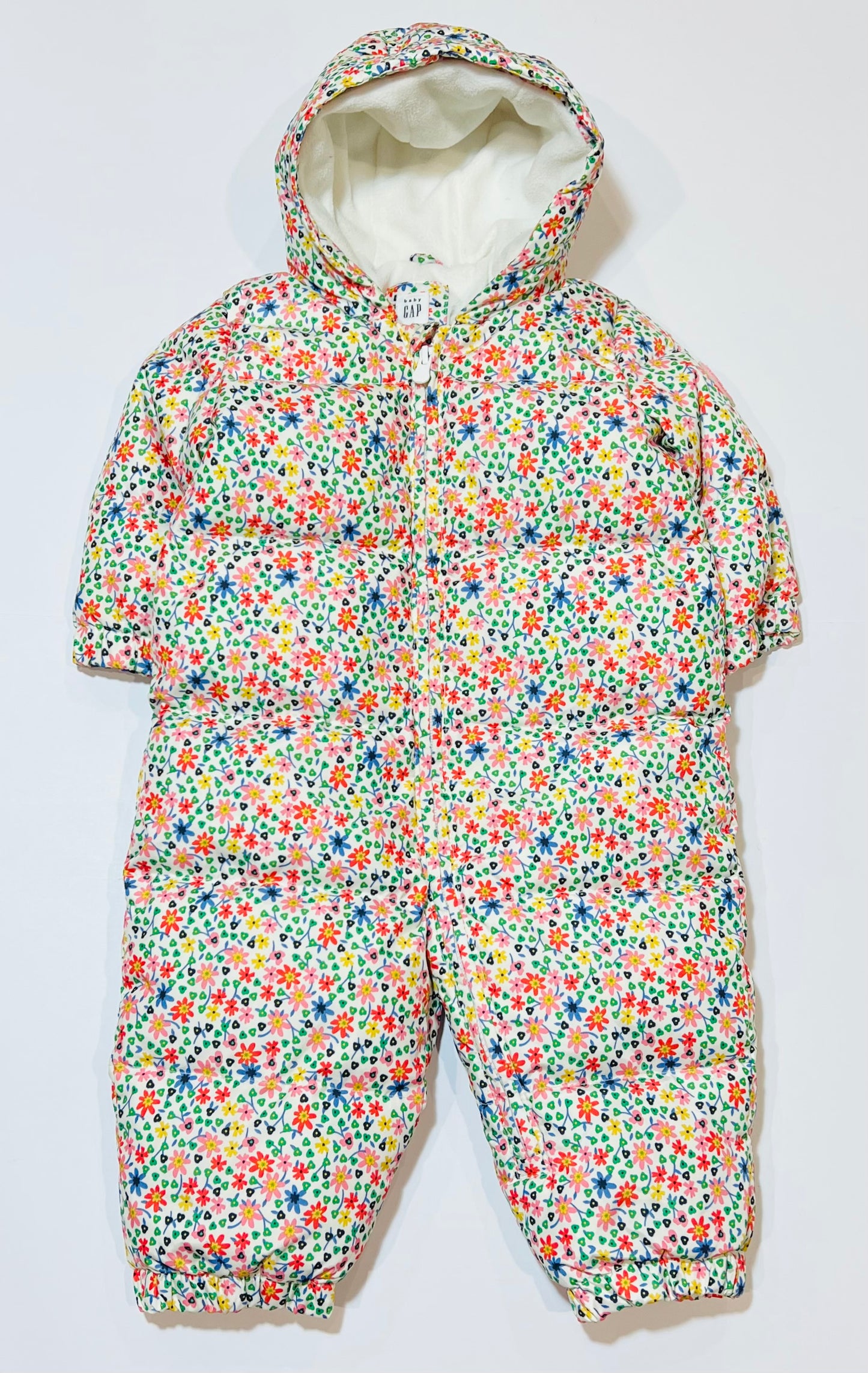 Floral padded coverall - Size 1