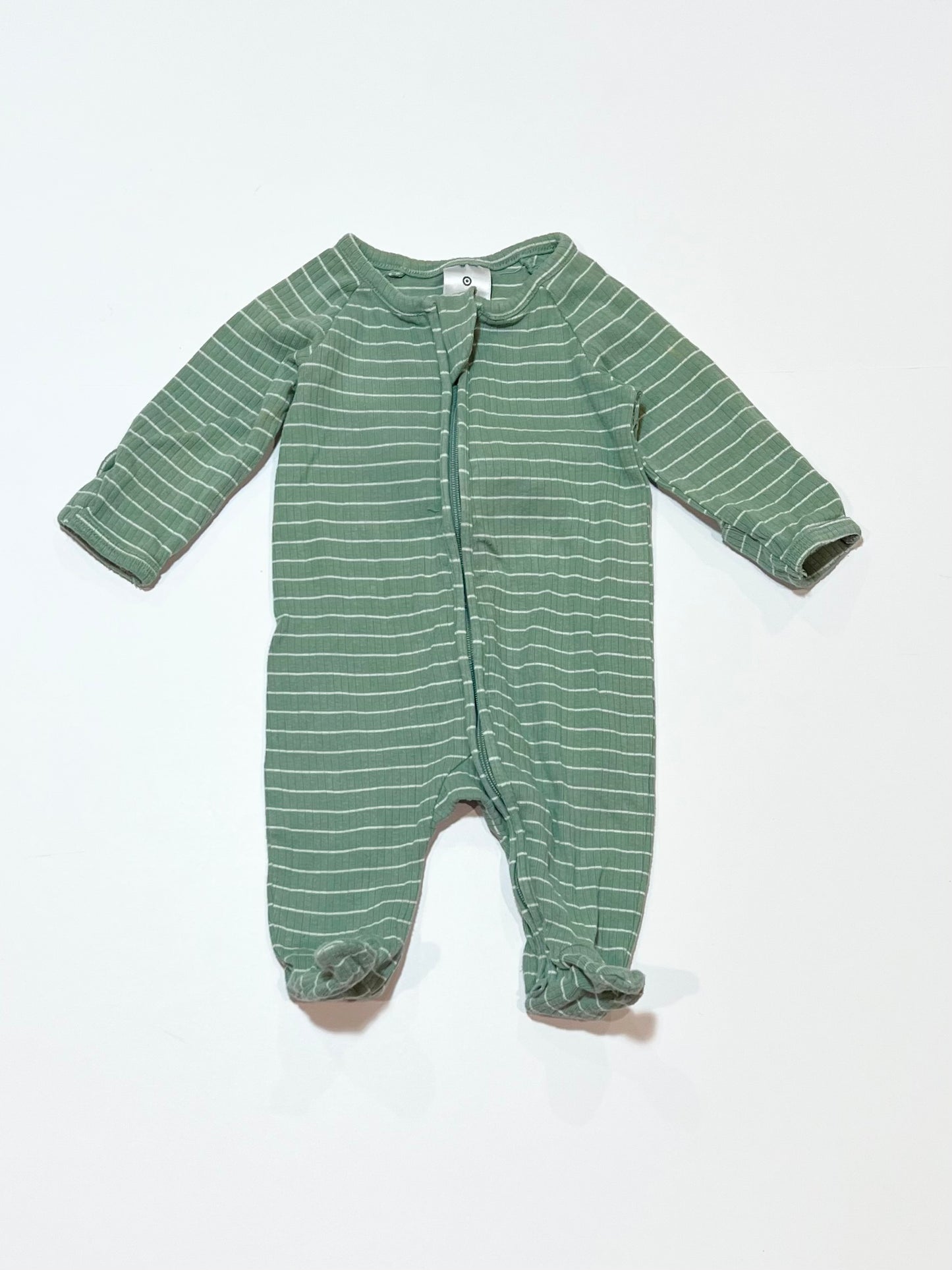 Ribbed zip onesie - Size 0000