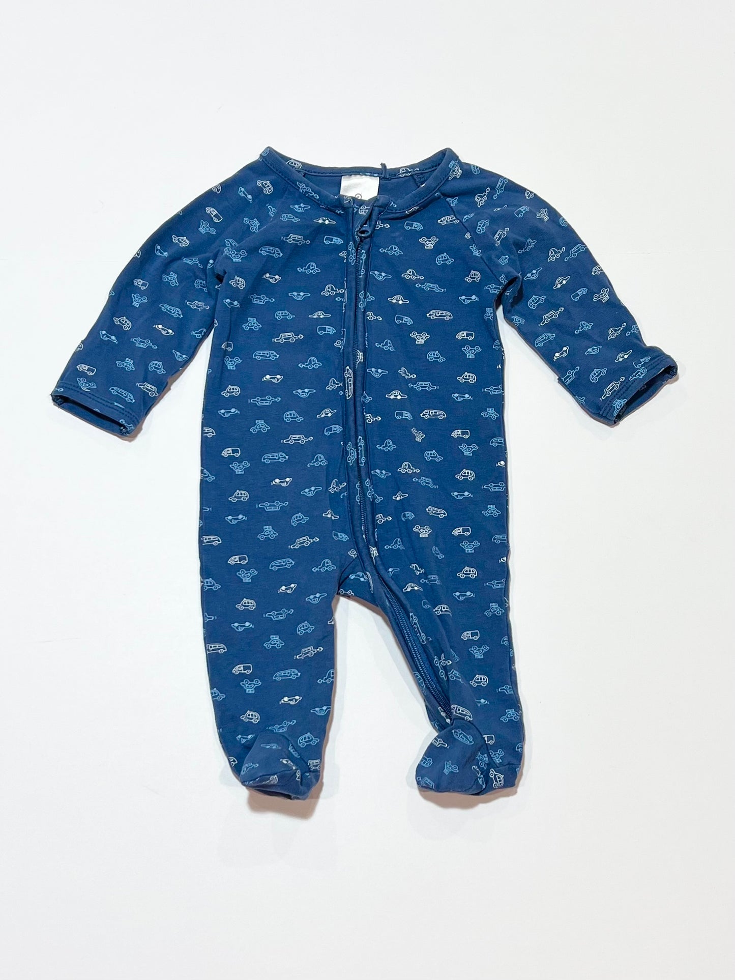 Cars zip onesie - Size 0000