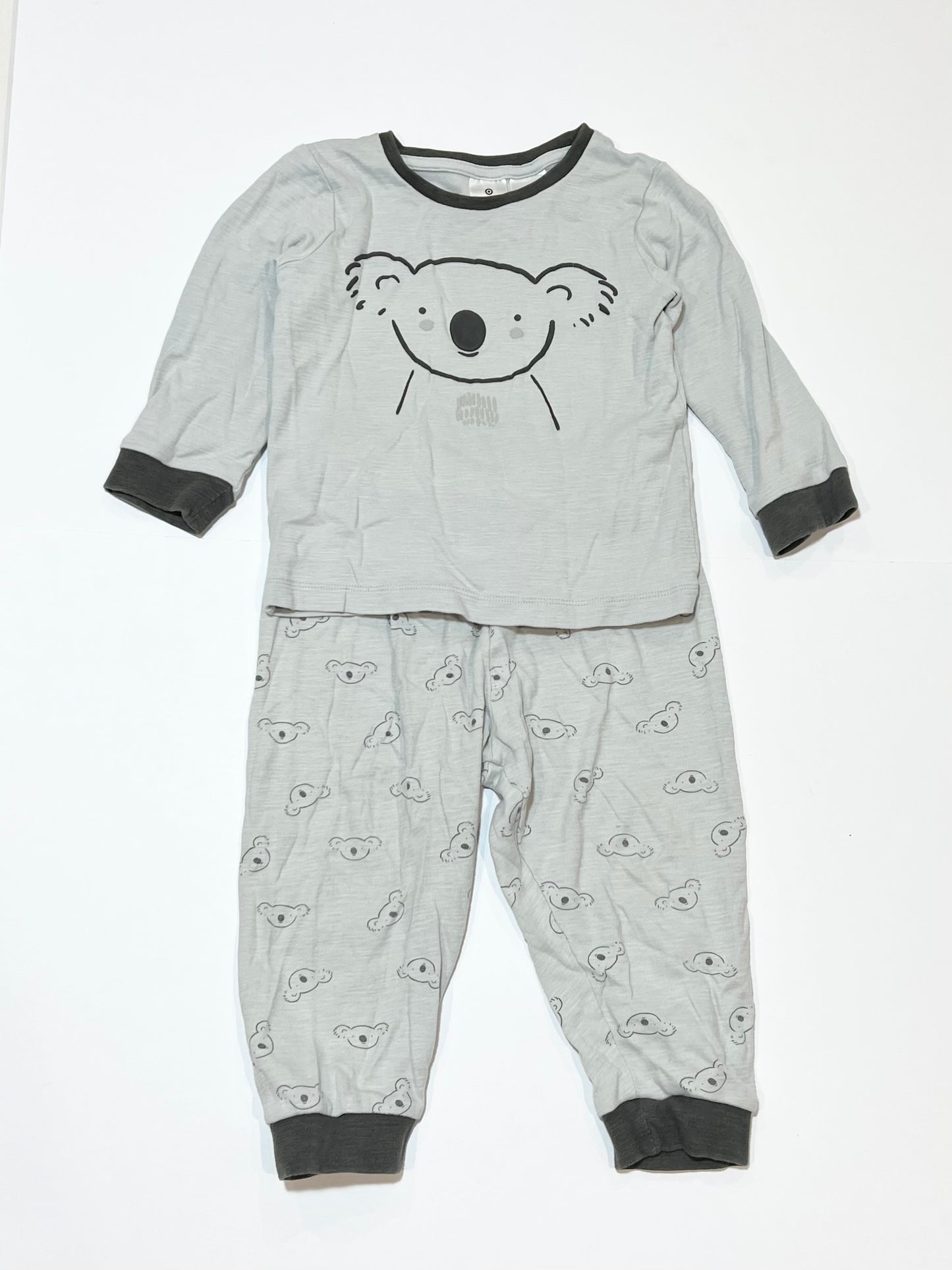 Grey koala pyjamas - Size 2