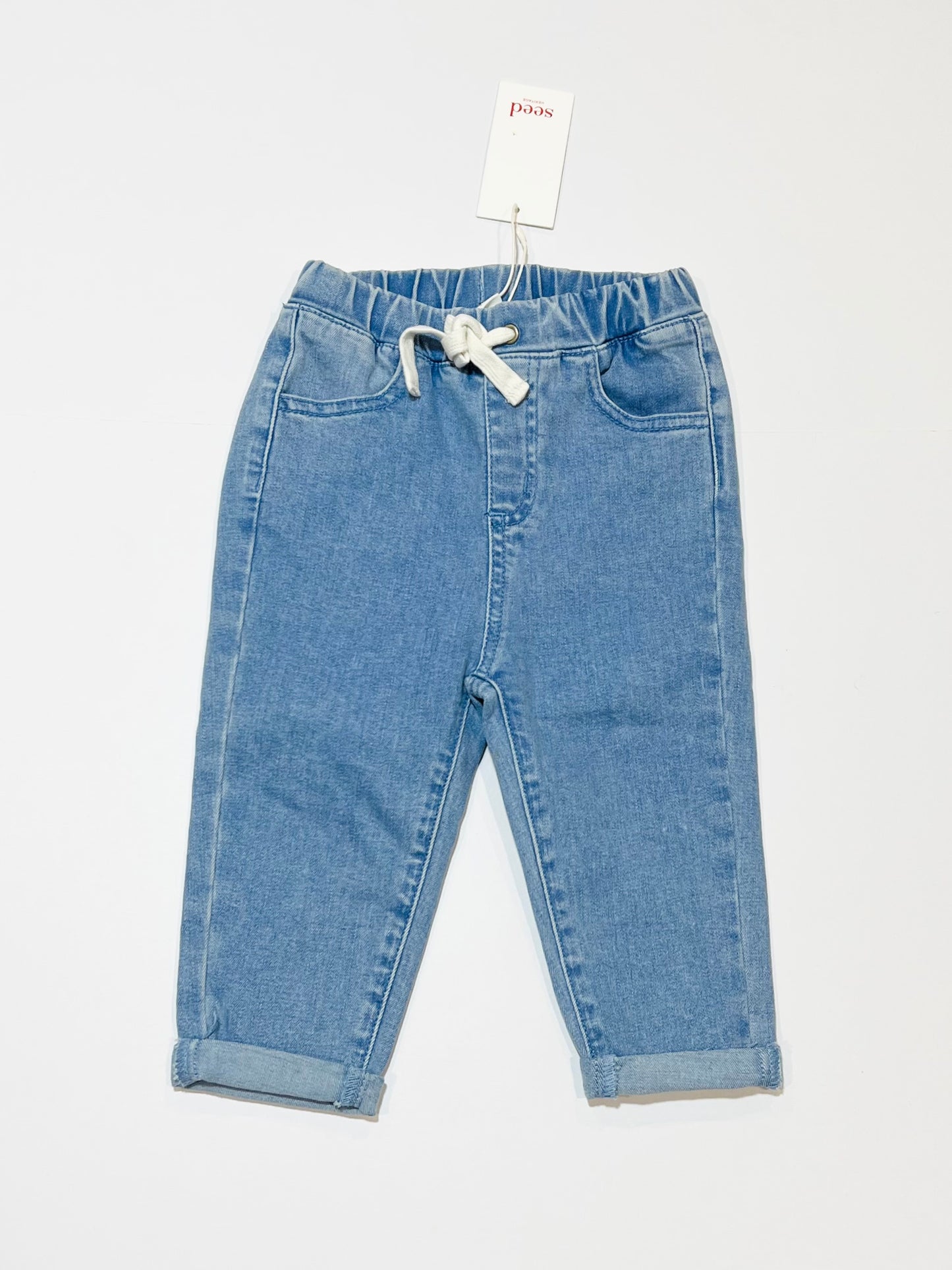 Blue stretch jeans brand new - Size 2