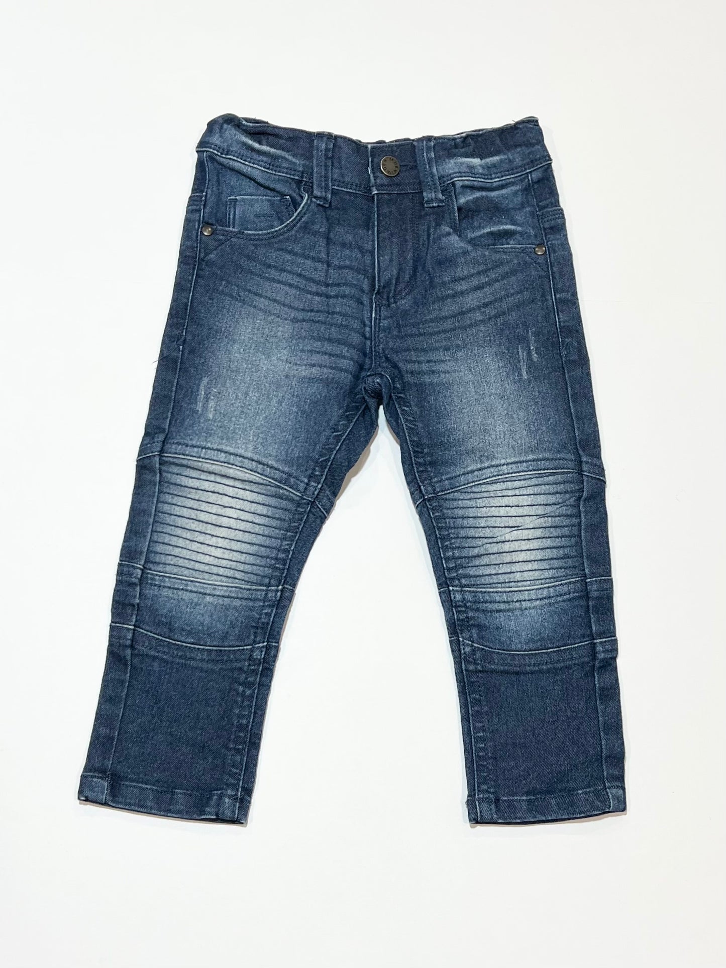 Blue biker jeans - Size 2