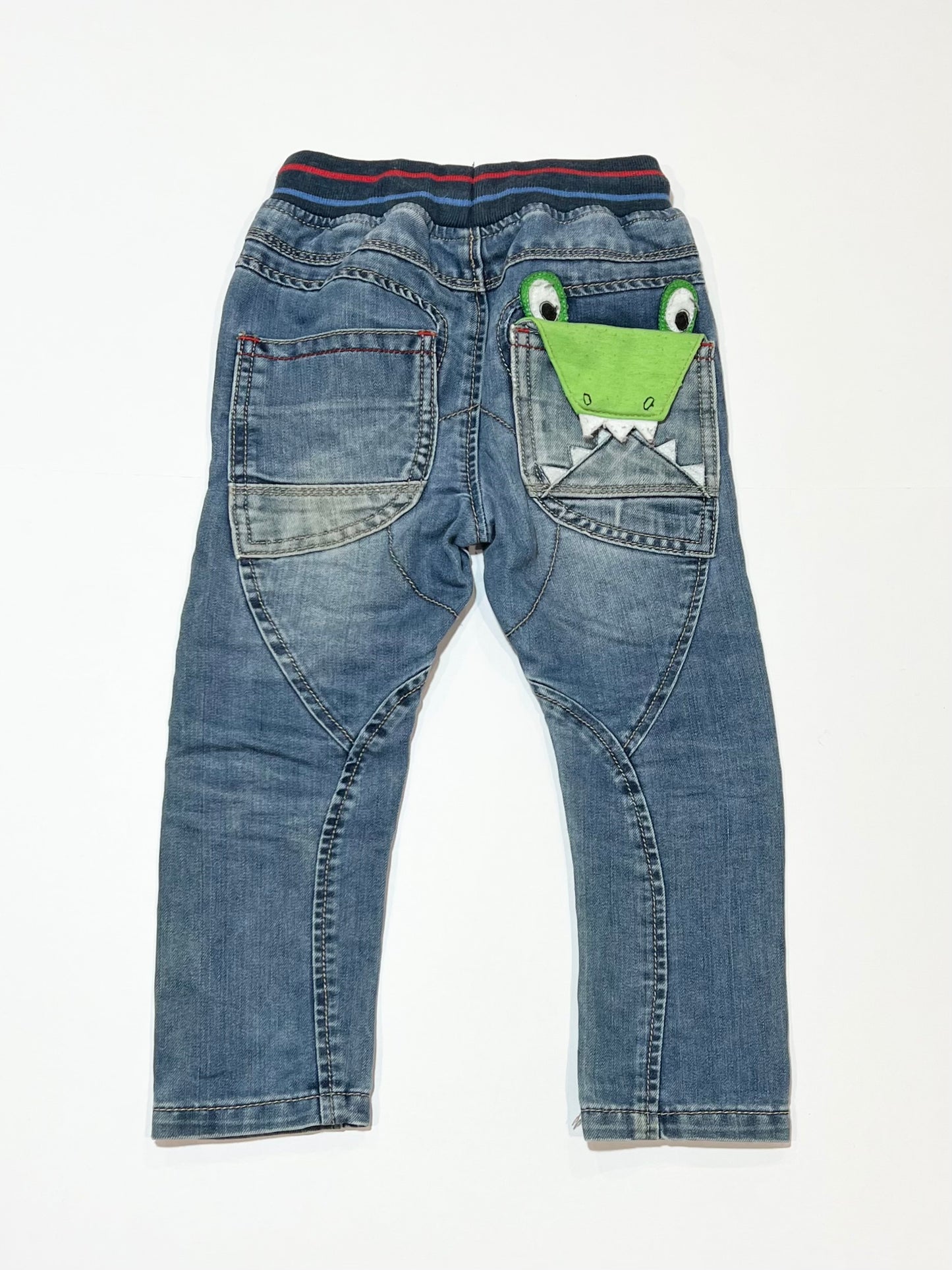 Denim croc jeans - Size 2
