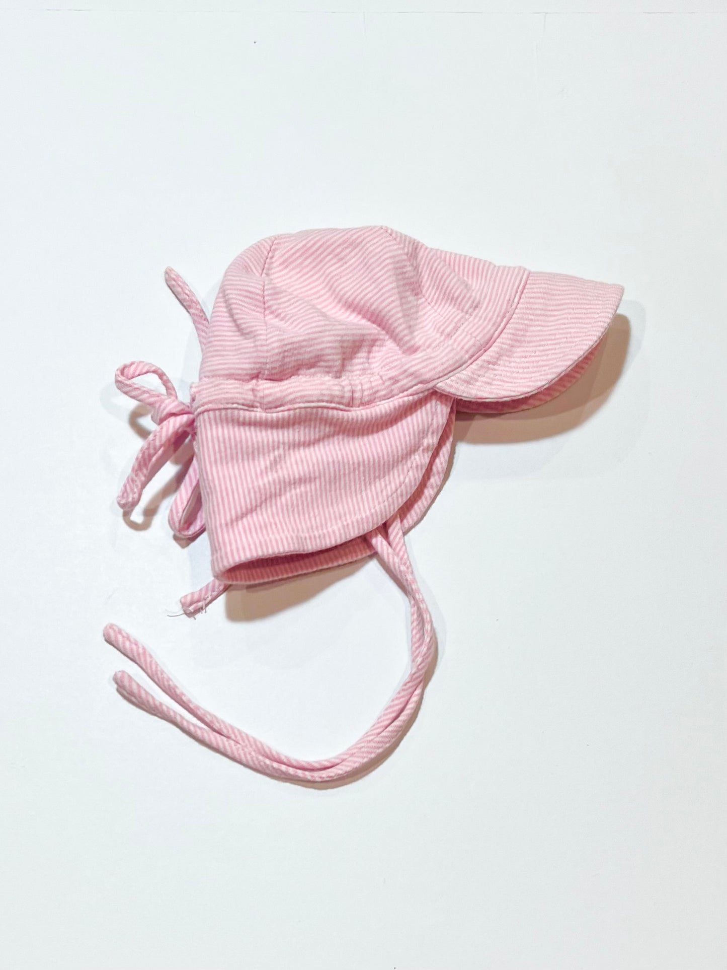 Striped flap hat - Size 0-8 months