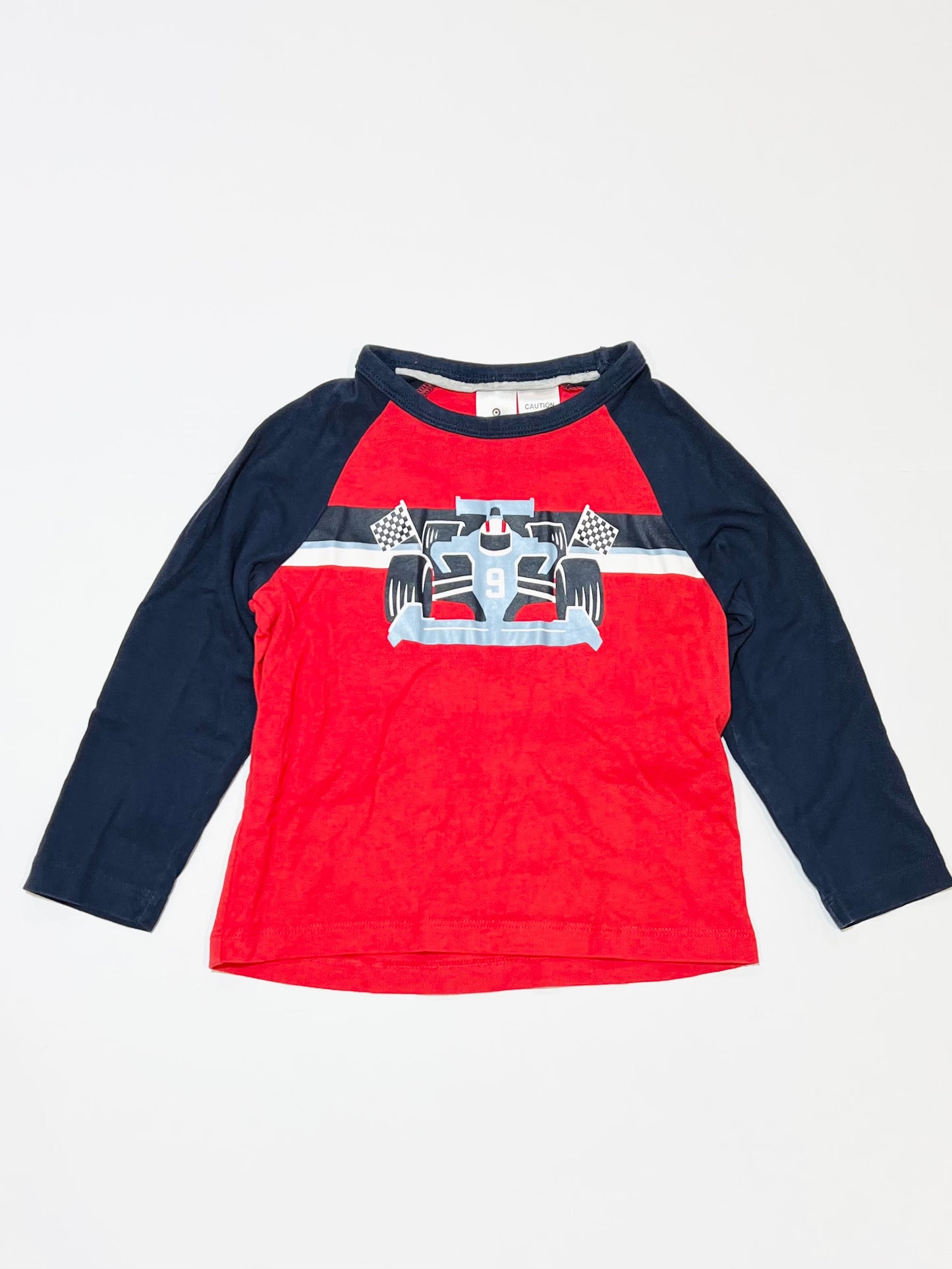 Red racecar top - Size 2