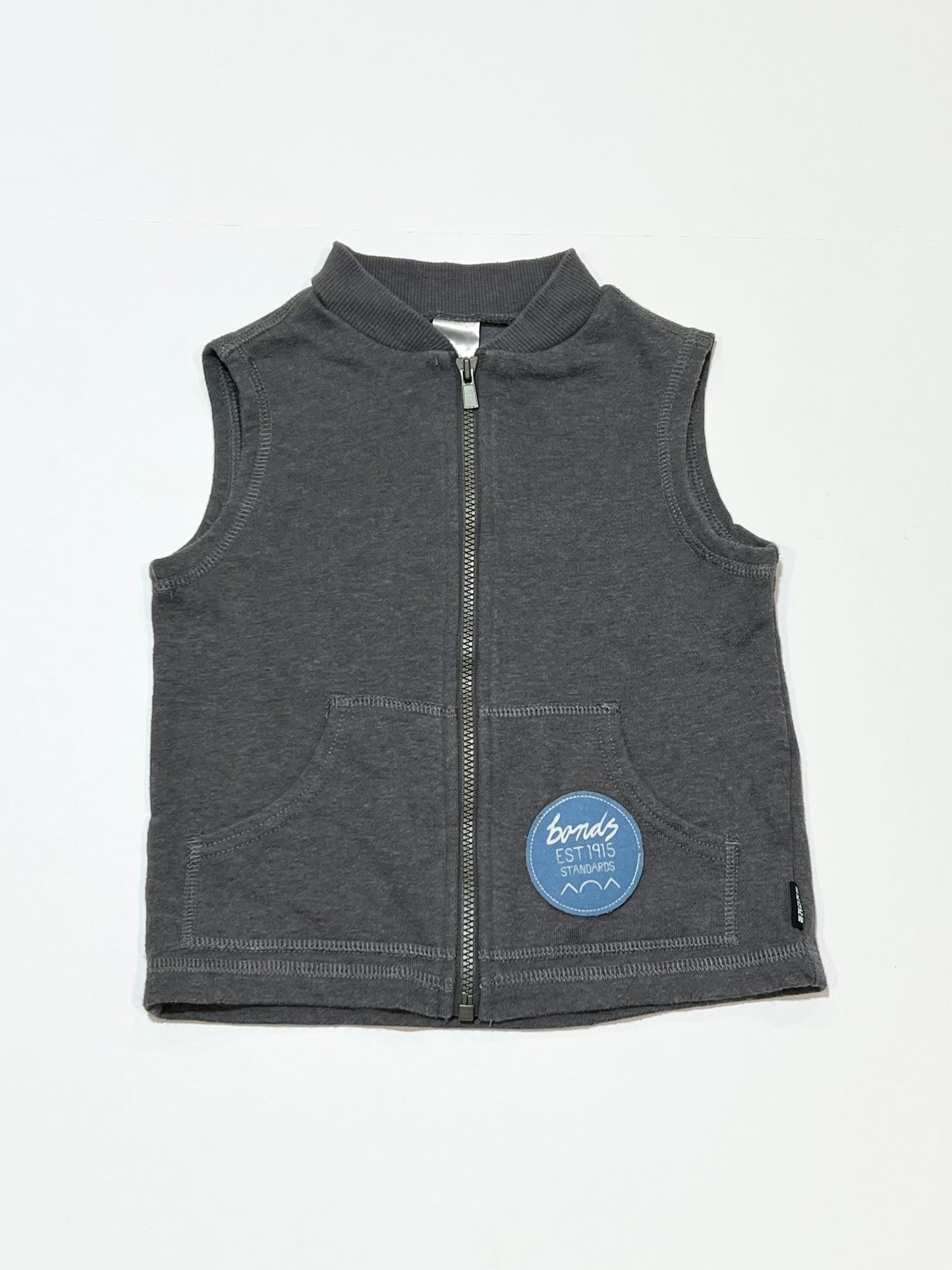 Grey fleece vest - Size 2