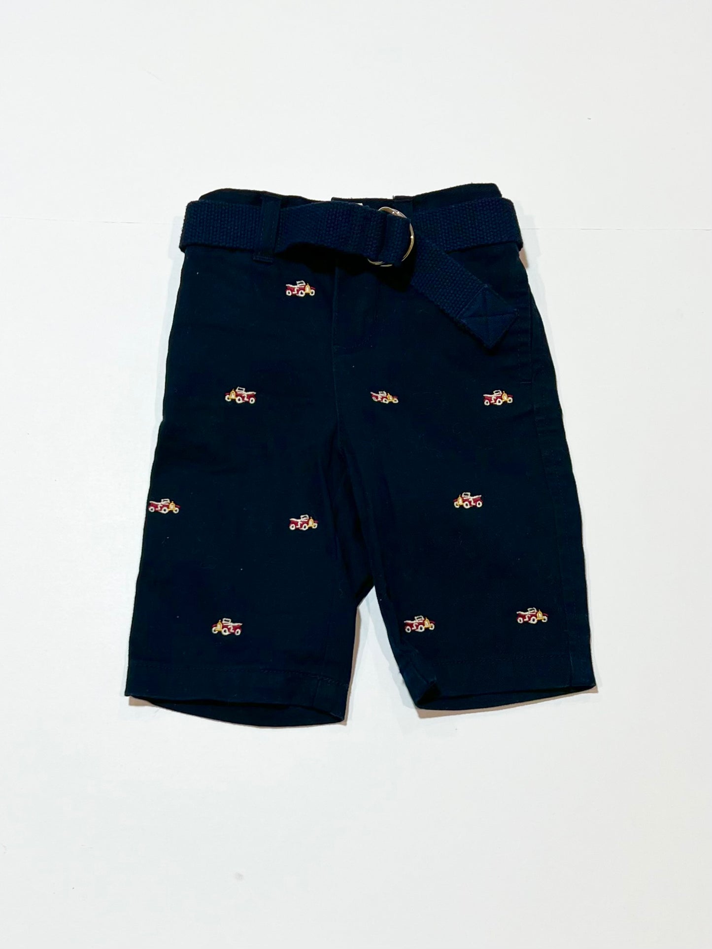 Navy embroidered pants - Size 000