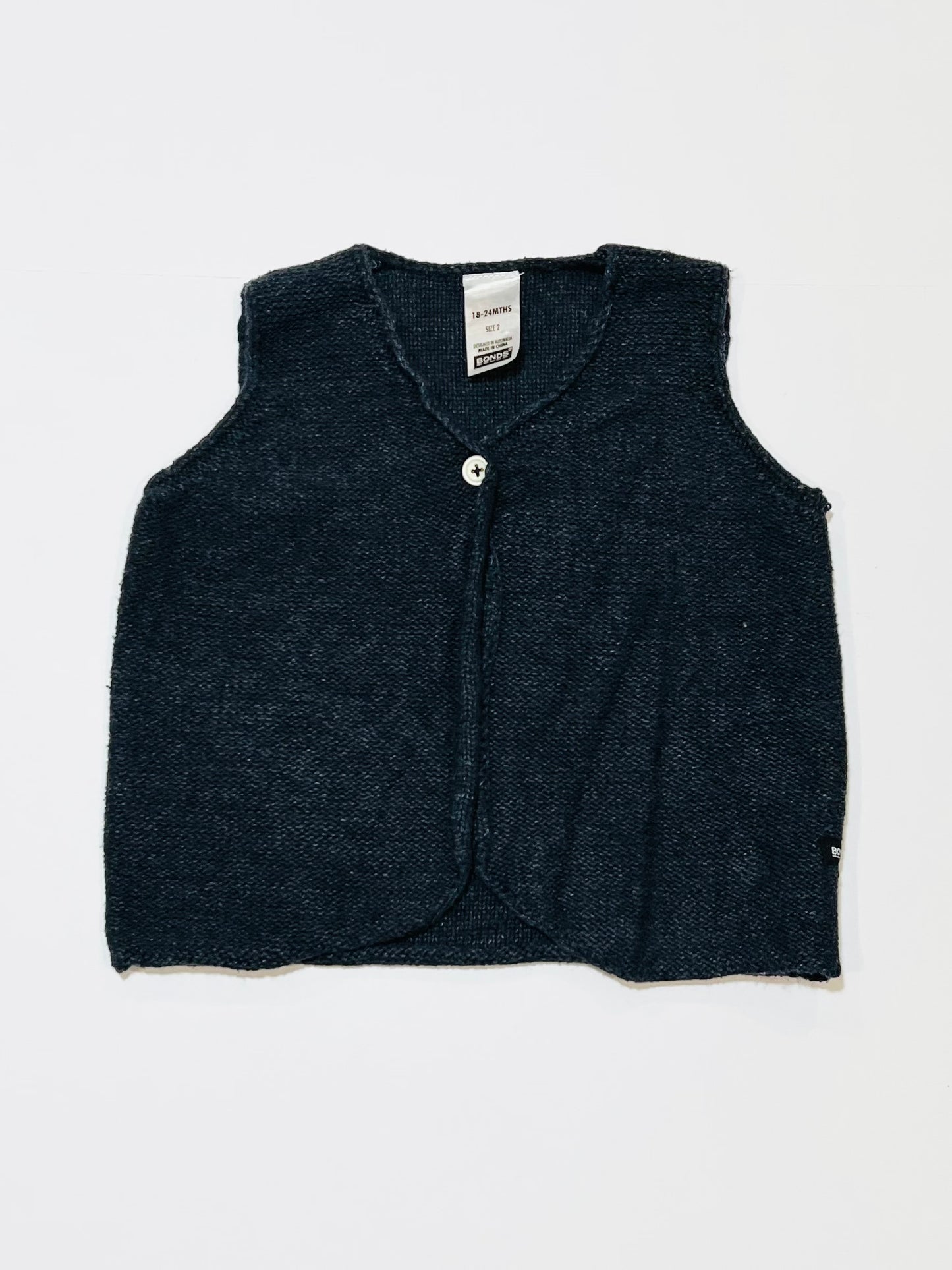 Grey knit vest - Size 2