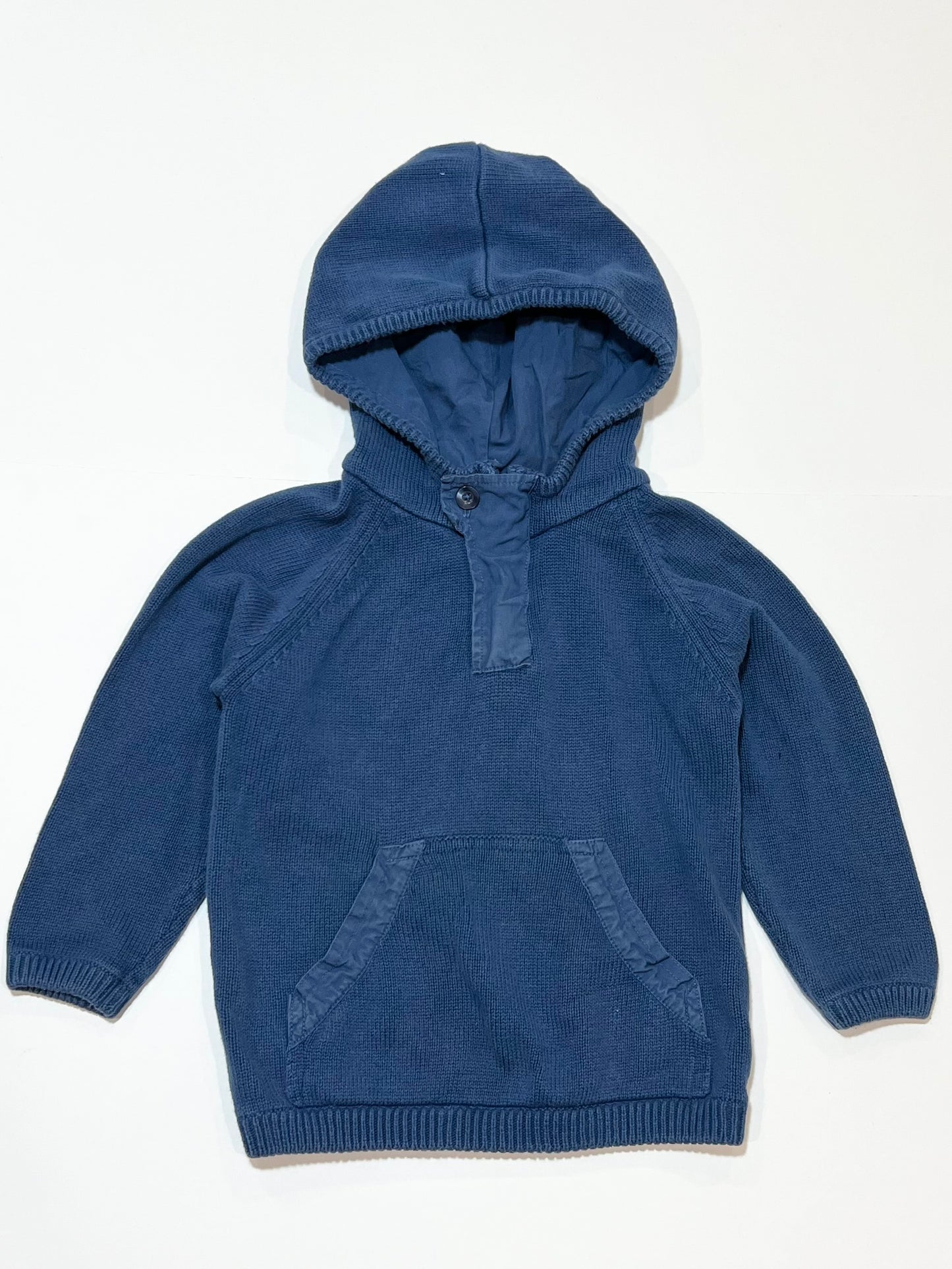 Blue knit hoodie - Size 2