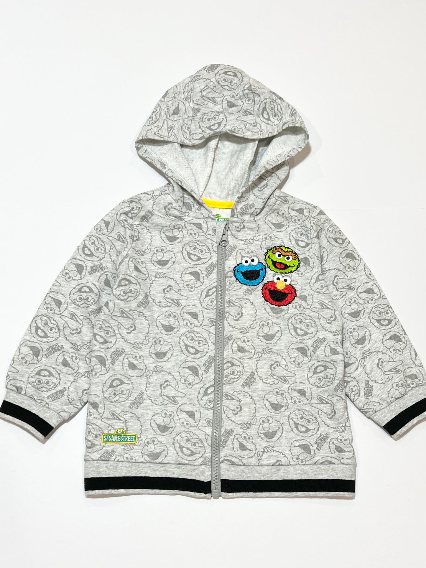 Grey zip hoodie - Size 2