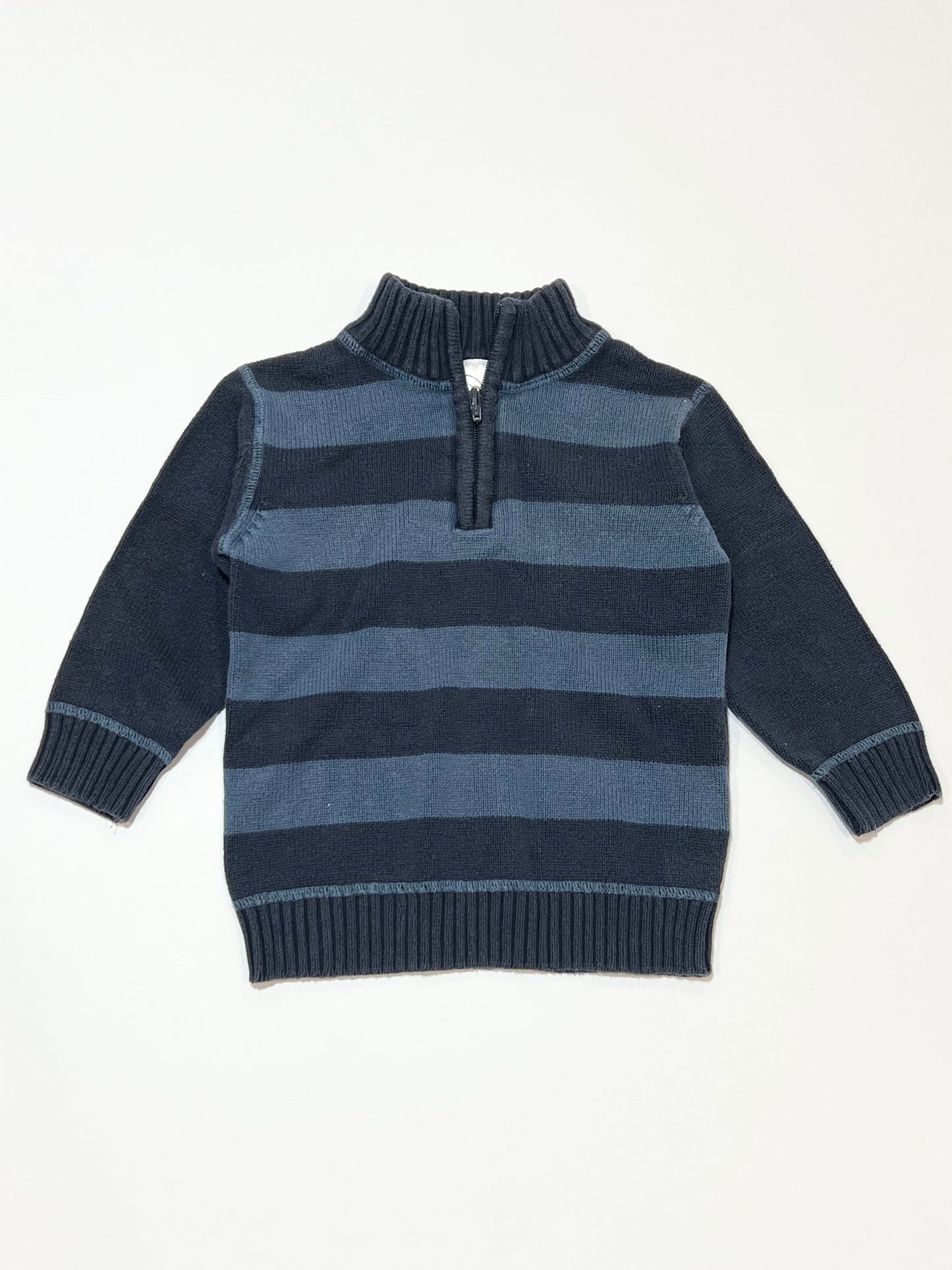 Striped navy jumper - Size 2
