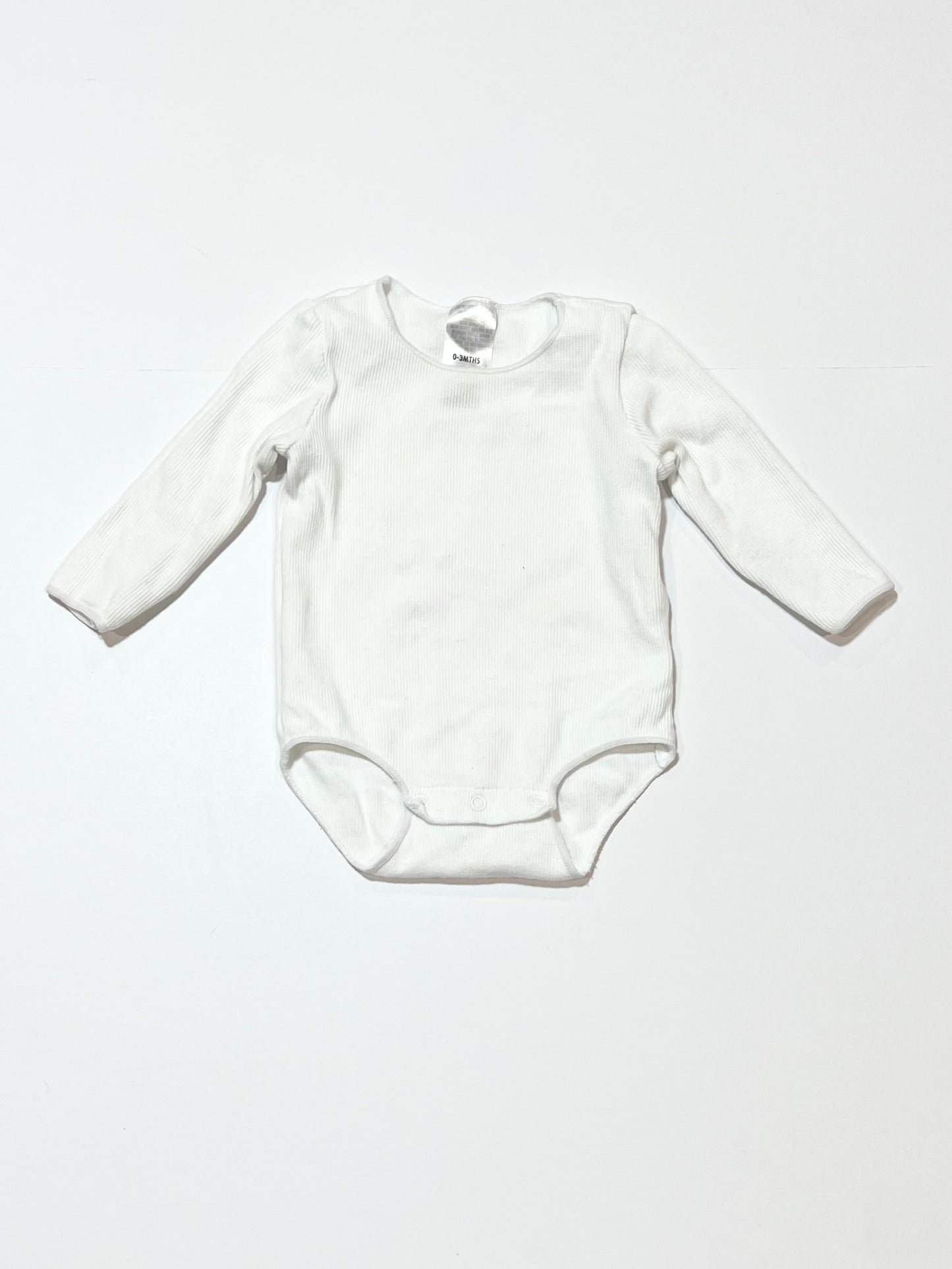White ribbed bodysuit - Size 000
