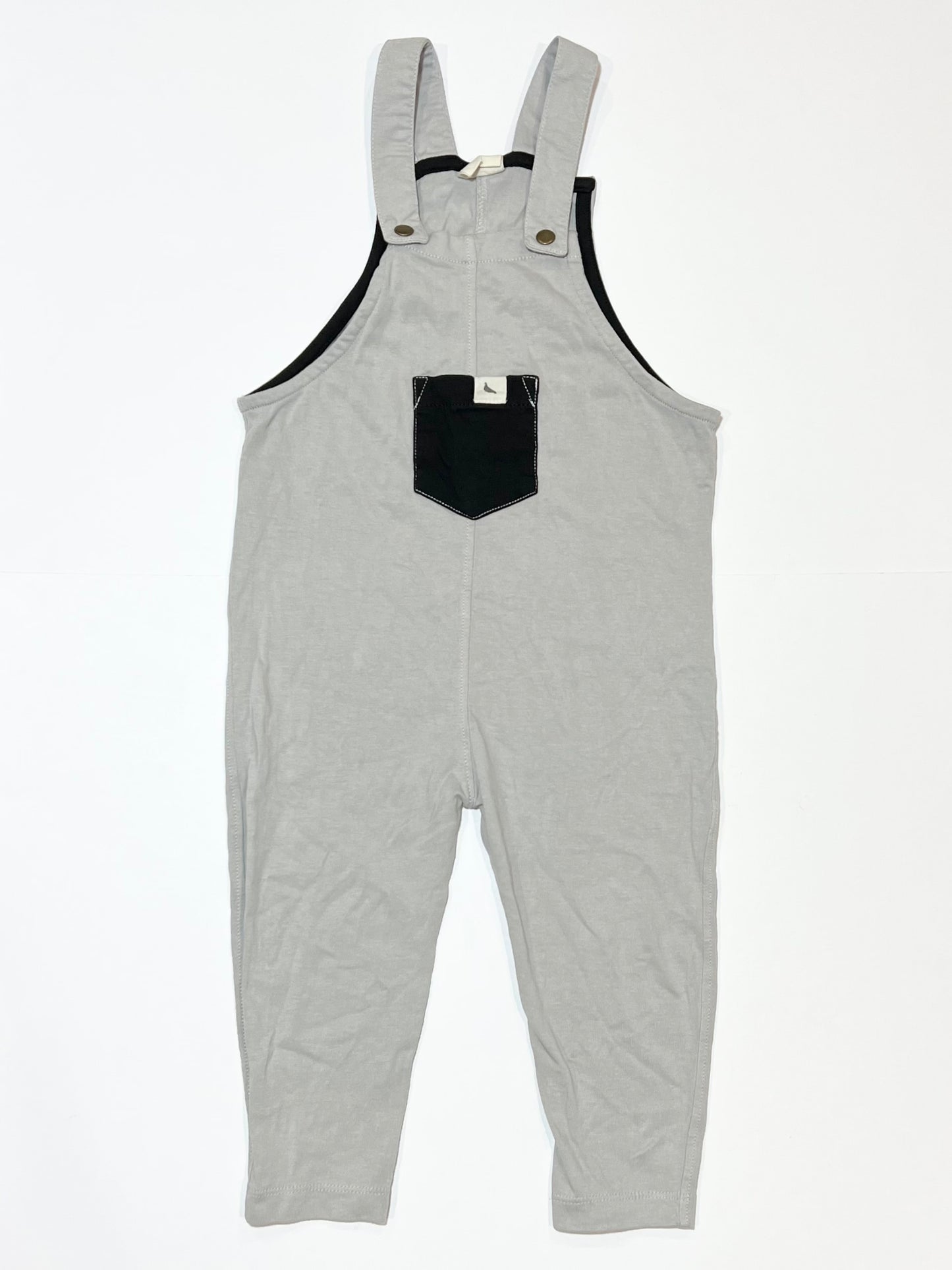 Grey jersey overalls - Size 2-3