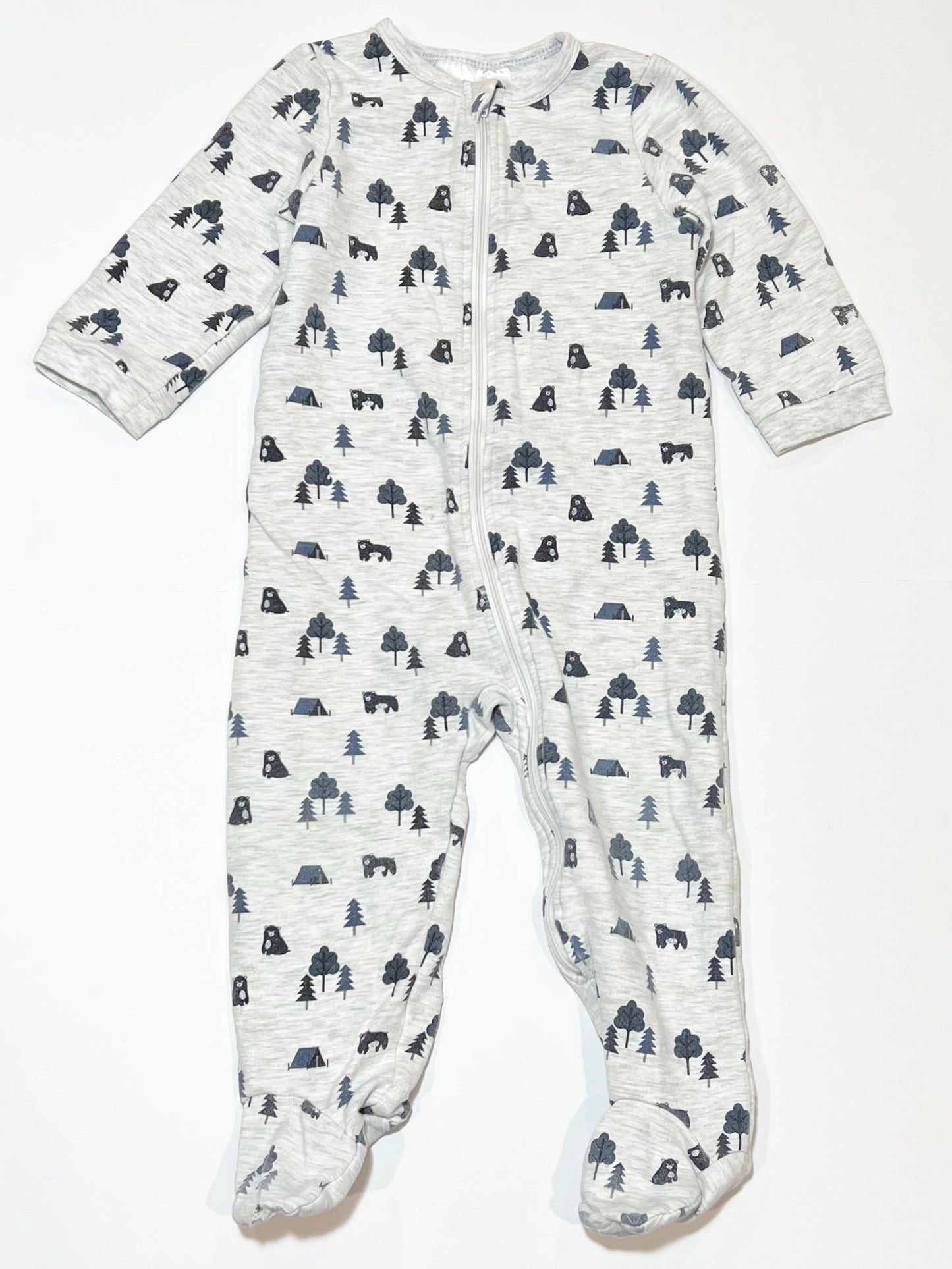Grey bear onesie - Size 2