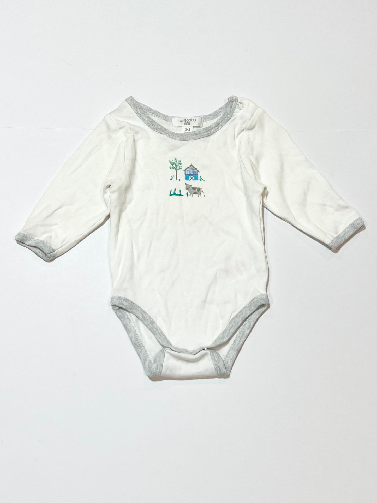 Ribbed farm bodysuit - Size 000