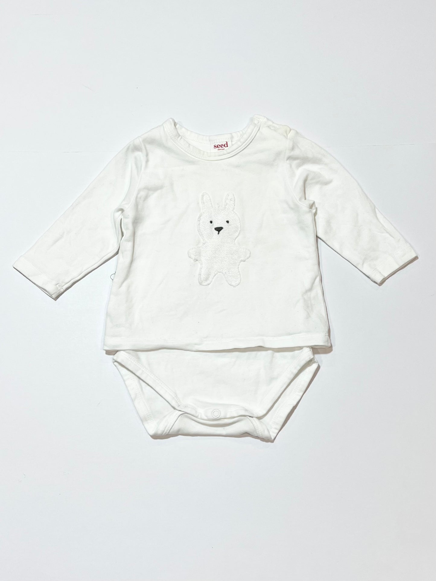 White bunny bodysuit - Size 000