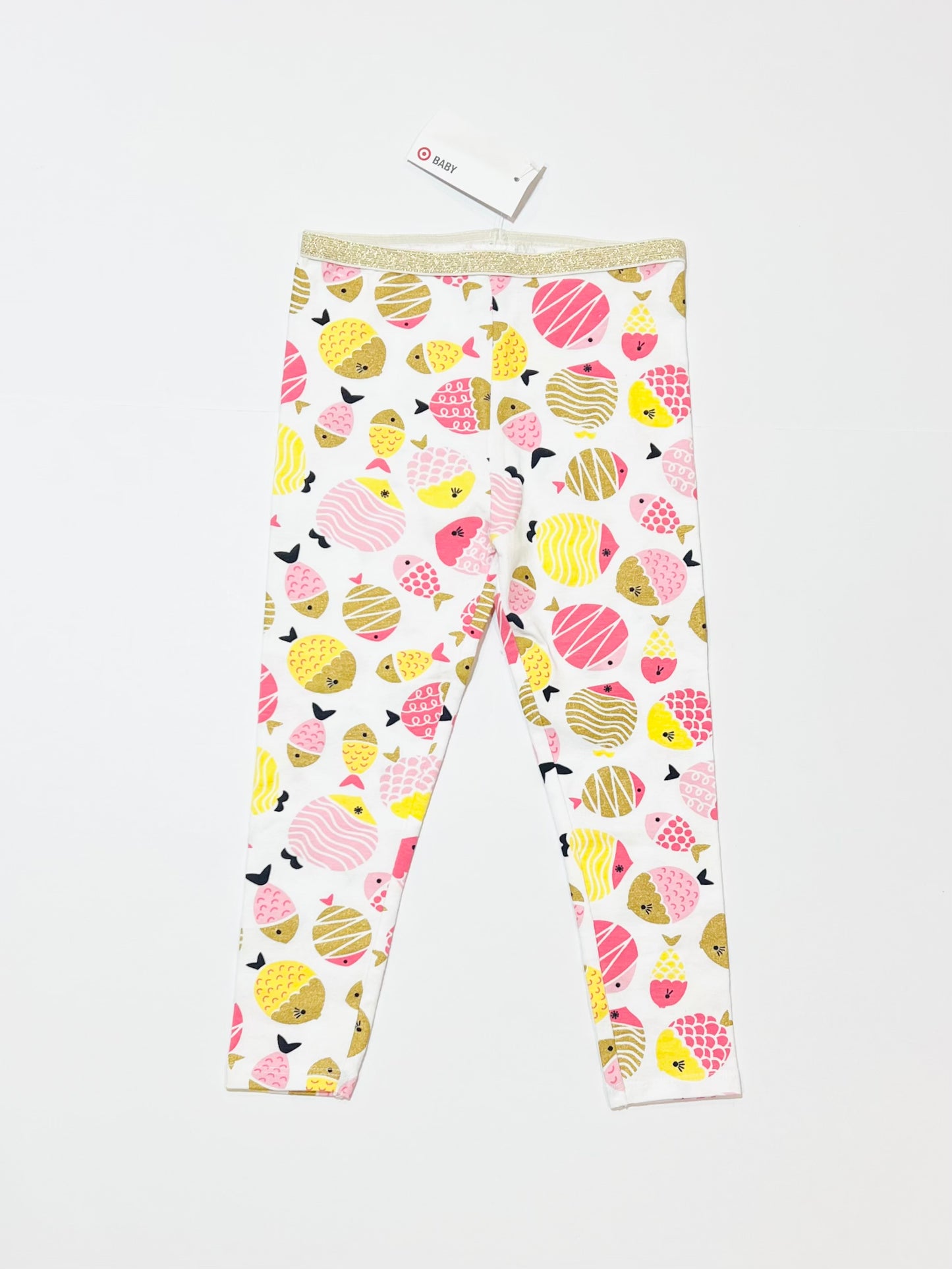 Fish leggings brand new - Size 2