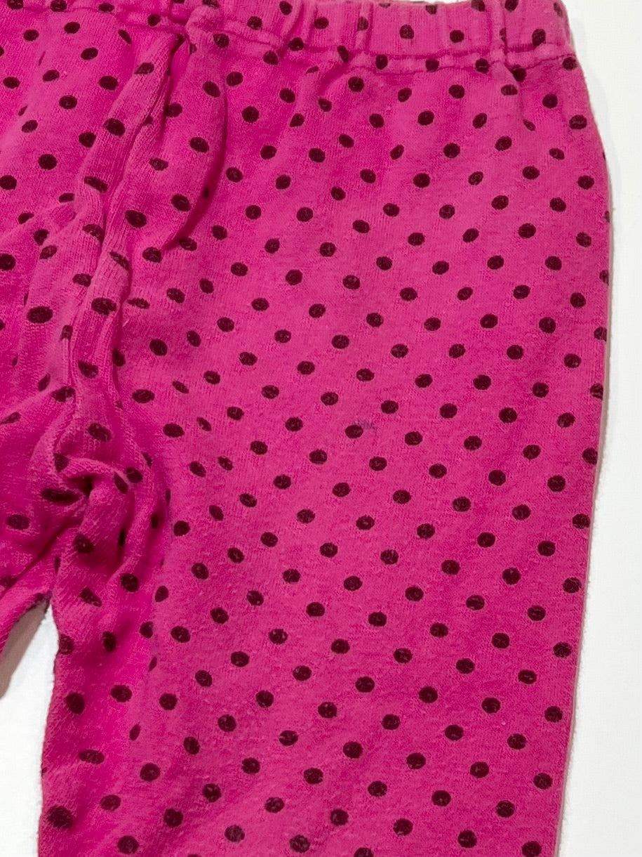 Pink spotty pants - Size 2