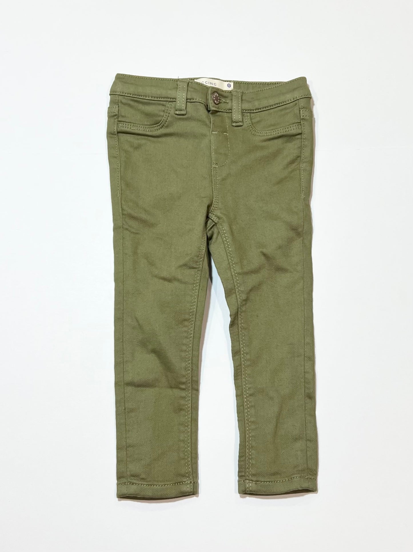Green jeggings - Size 2