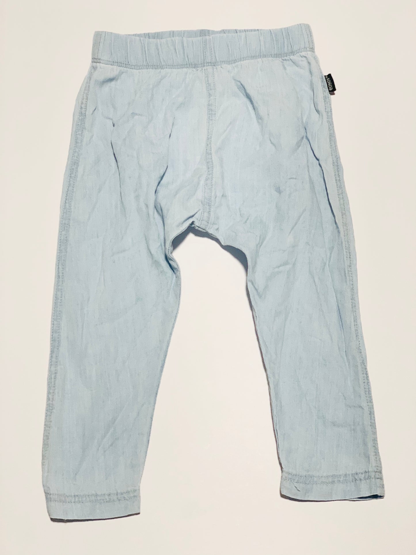 Blue chambray pants - Size 2