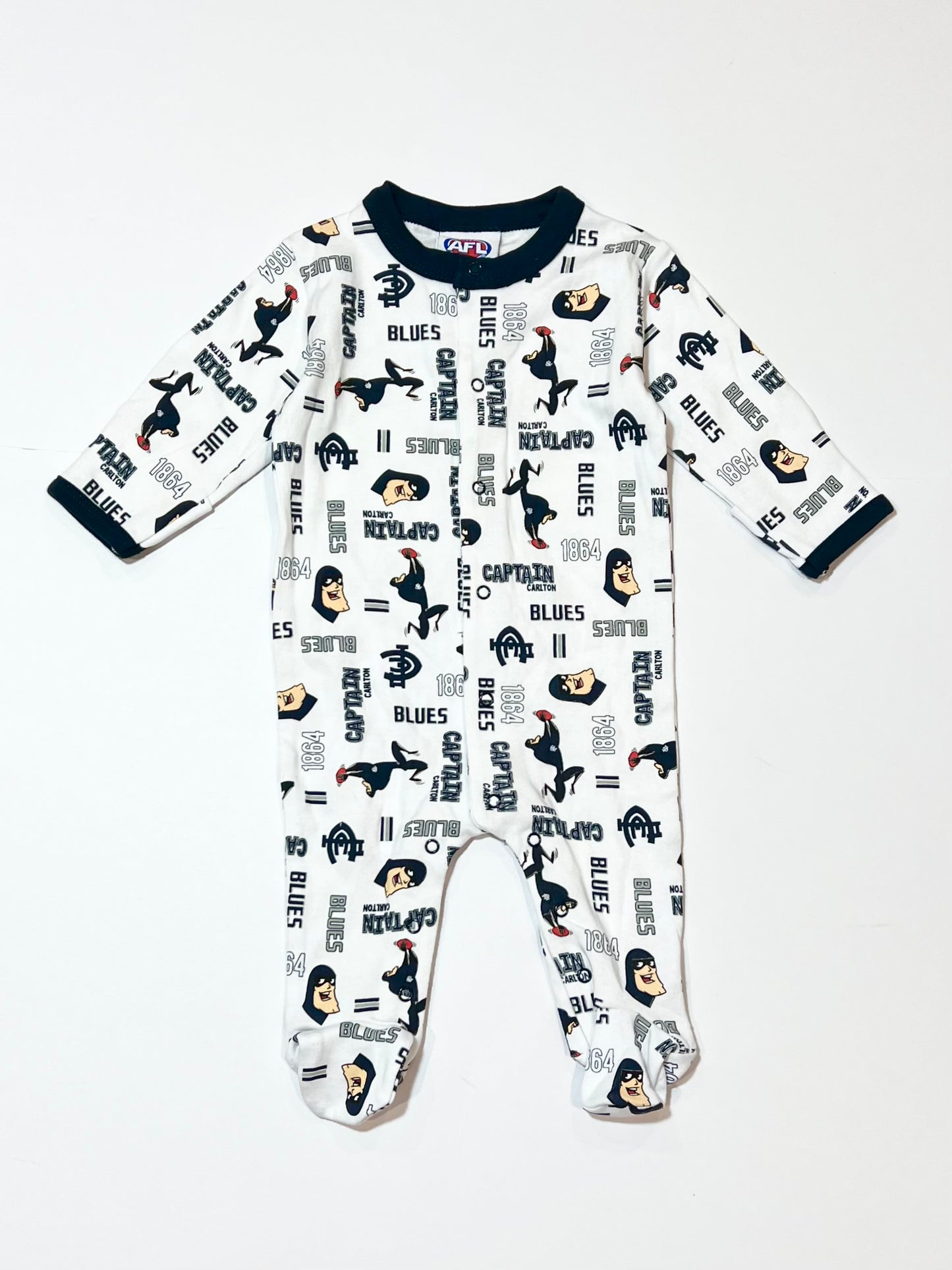 Carlton Blues onesie - Size 000