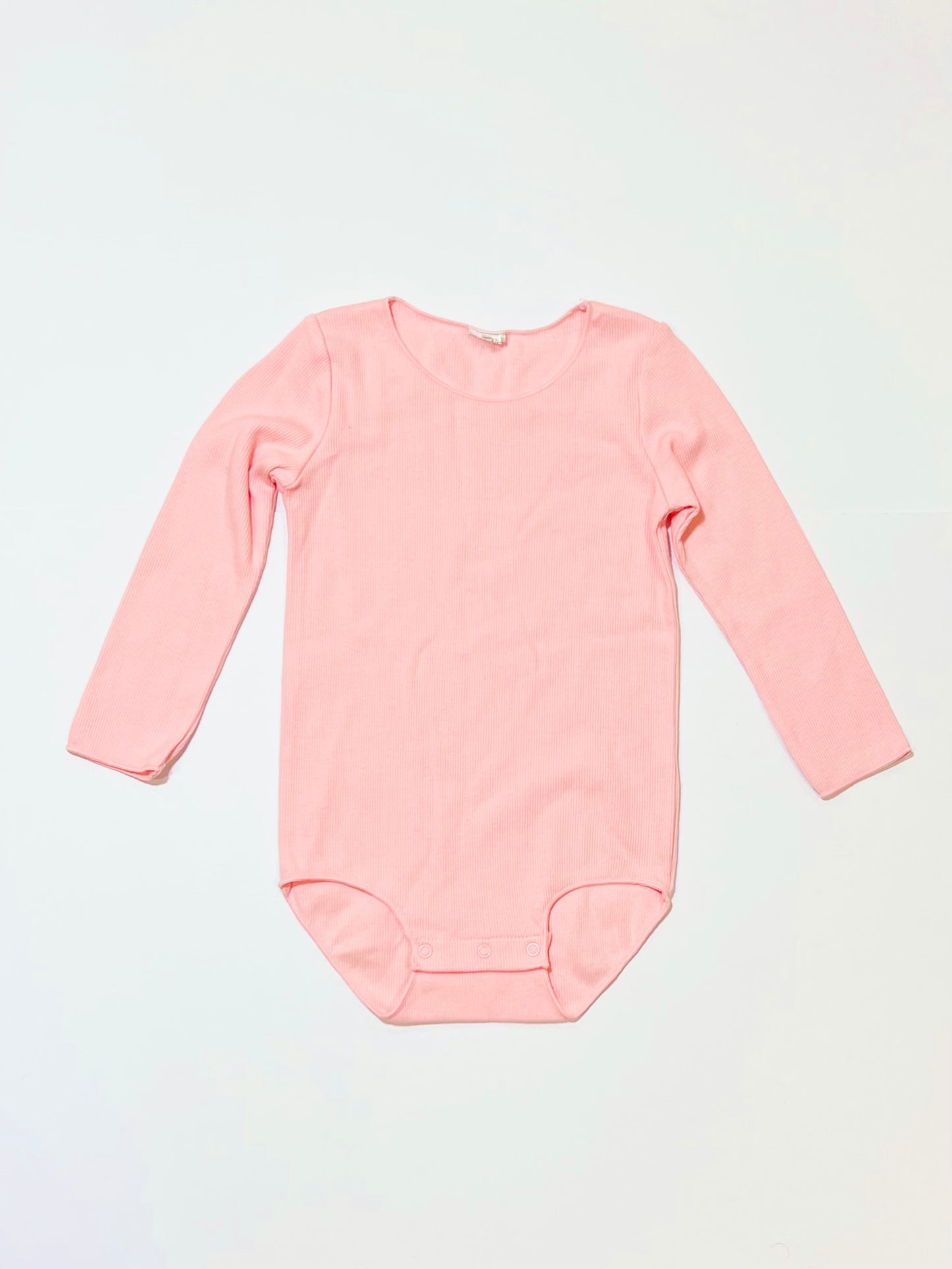 Pink ribbed bodysuit - Size 2