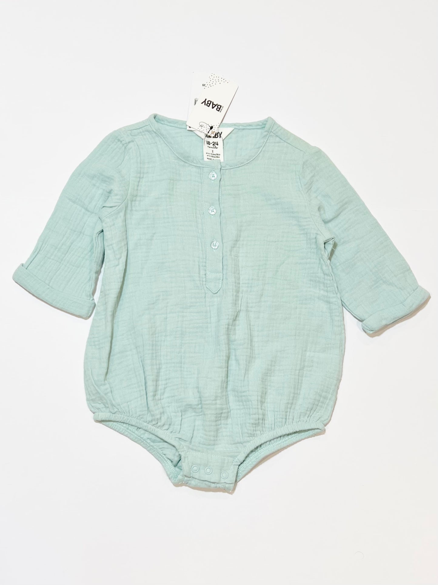 Cheesecloth bodysuit brand new - Size 2