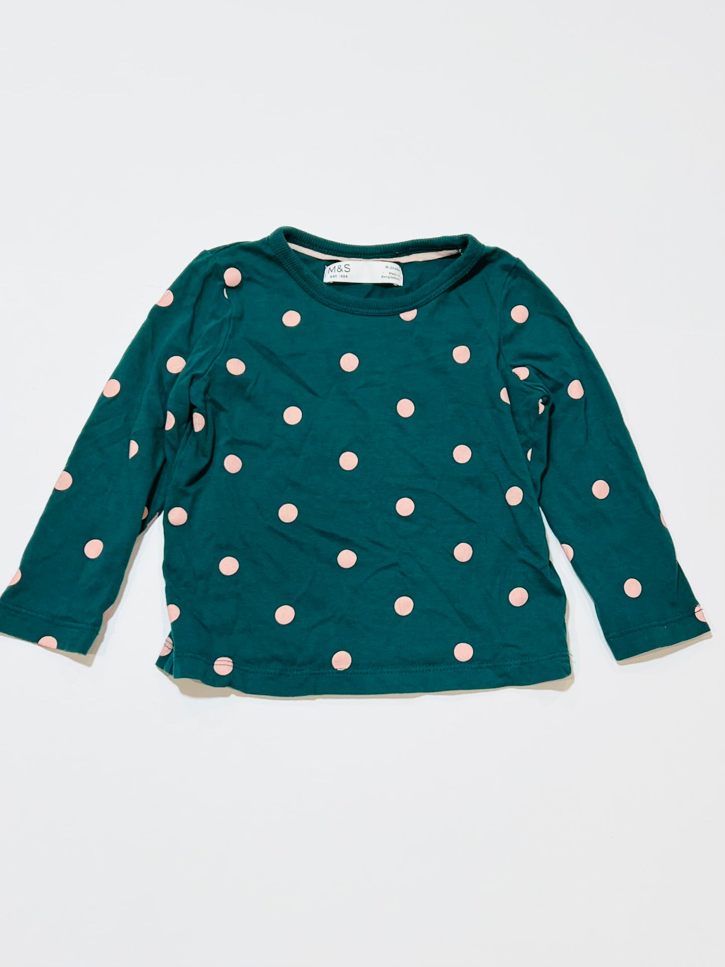 Green spot top - Size 2