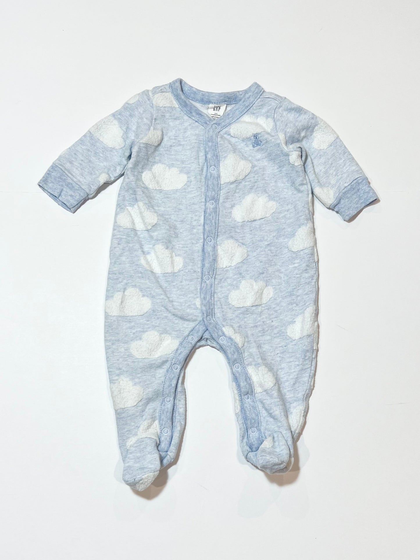 Blue cloud onesie - Size 000