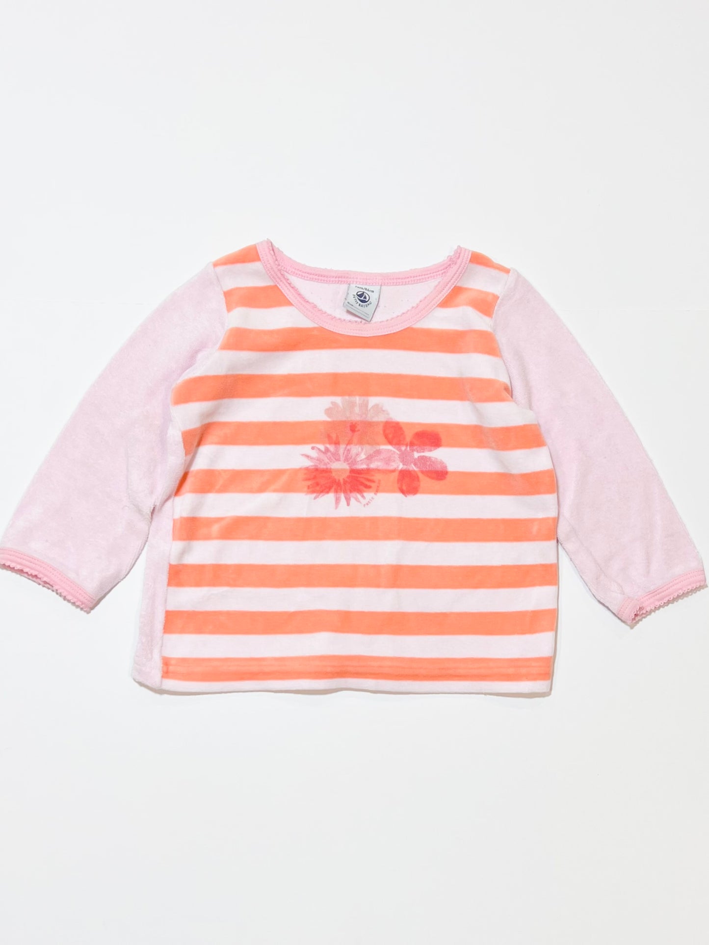 Striped flower top - Size 2